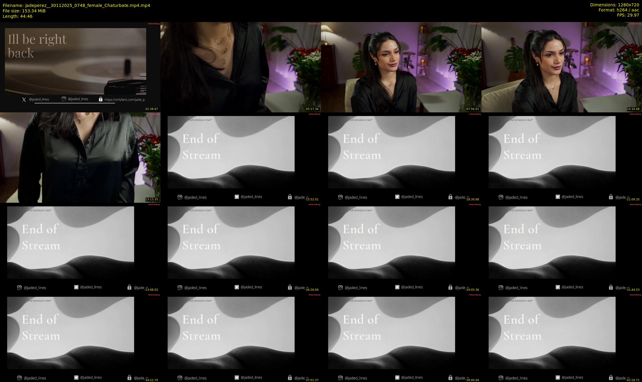 jadeperez_ — 45 minute Chaturbate female cam show recording, 720p, Nov 30, 2025