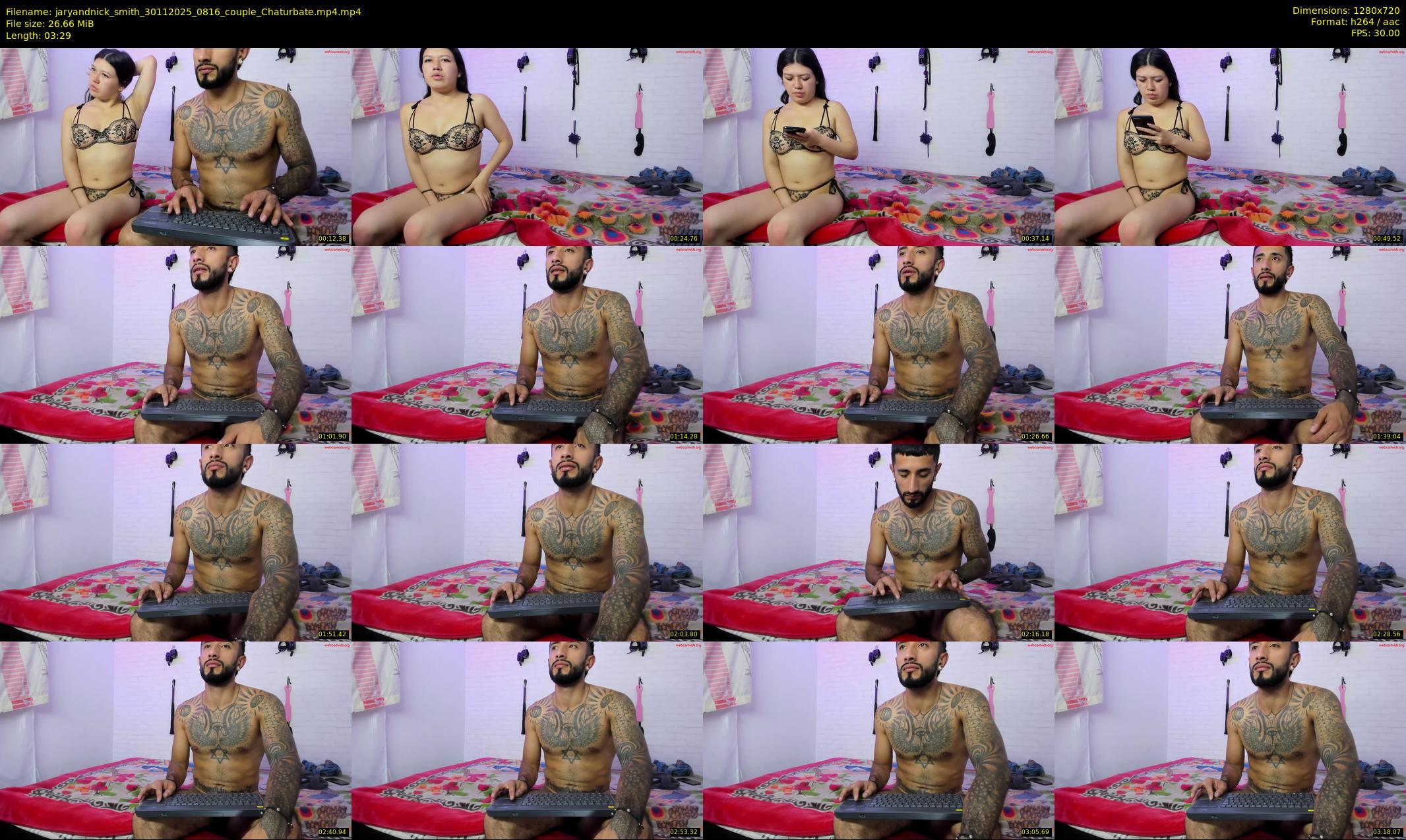 jaryandnick_smith — 4 minute Chaturbate couple cam show recording, 720p, Nov 30, 2025