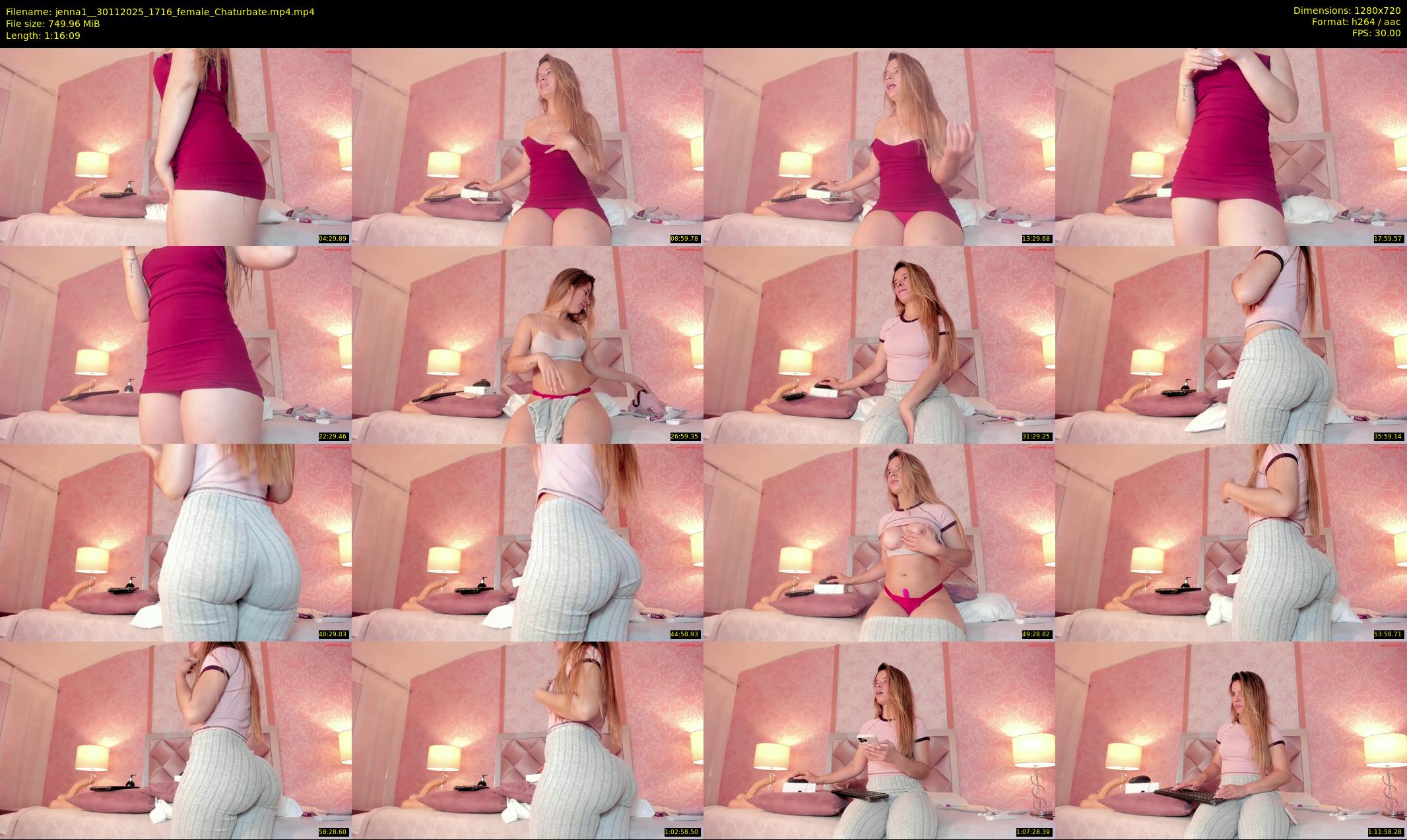 jenna1_ — 77 minute Chaturbate female cam show recording, 720p, Nov 30, 2025
