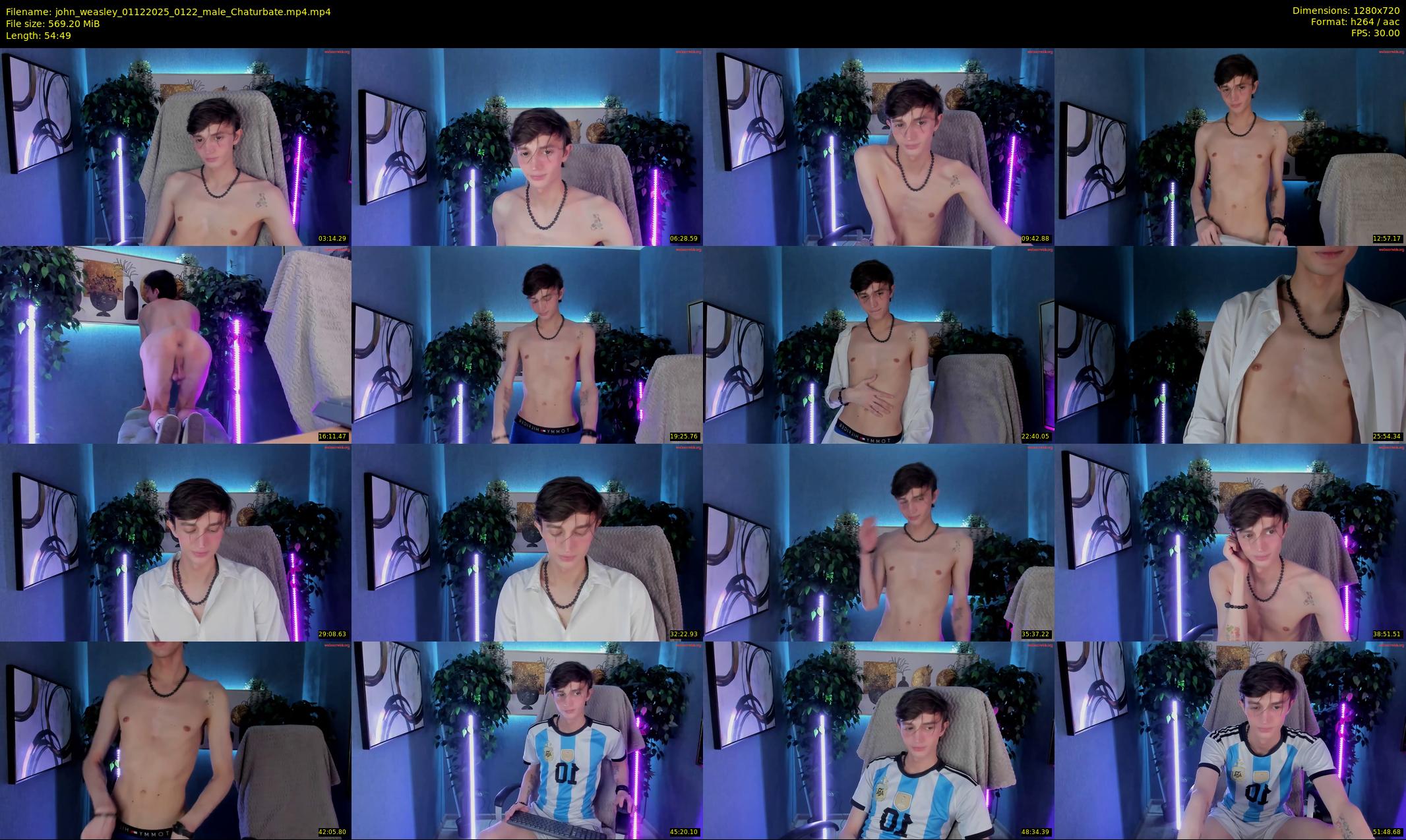 john_weasley — 55 minute Chaturbate male cam show recording, 720p, Dec 1, 2025