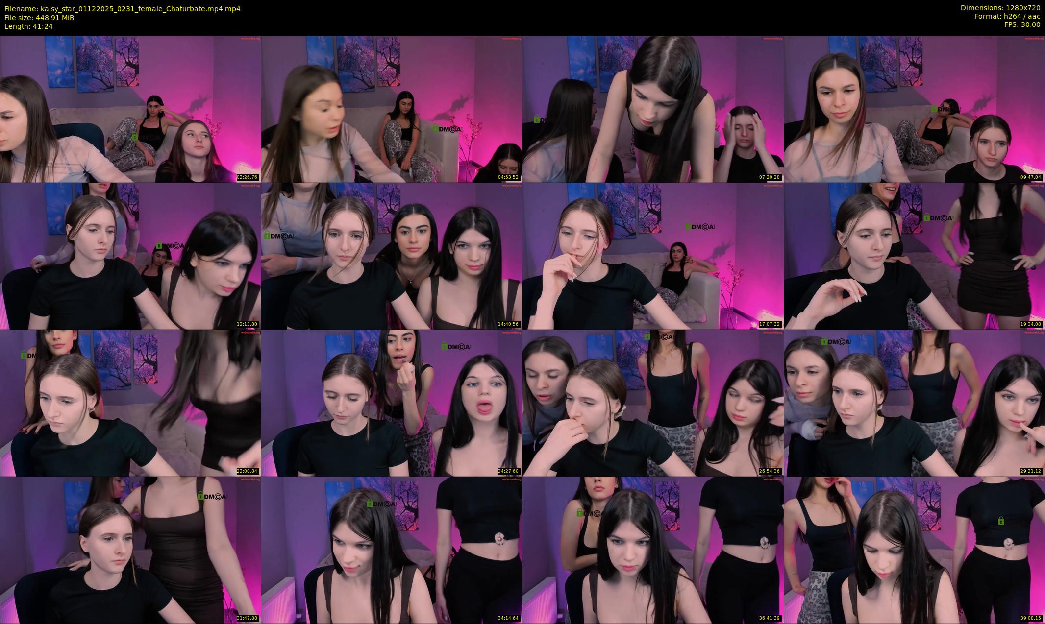 kaisy_star — 42 minute Chaturbate female cam show recording, 720p, Dec 1, 2025