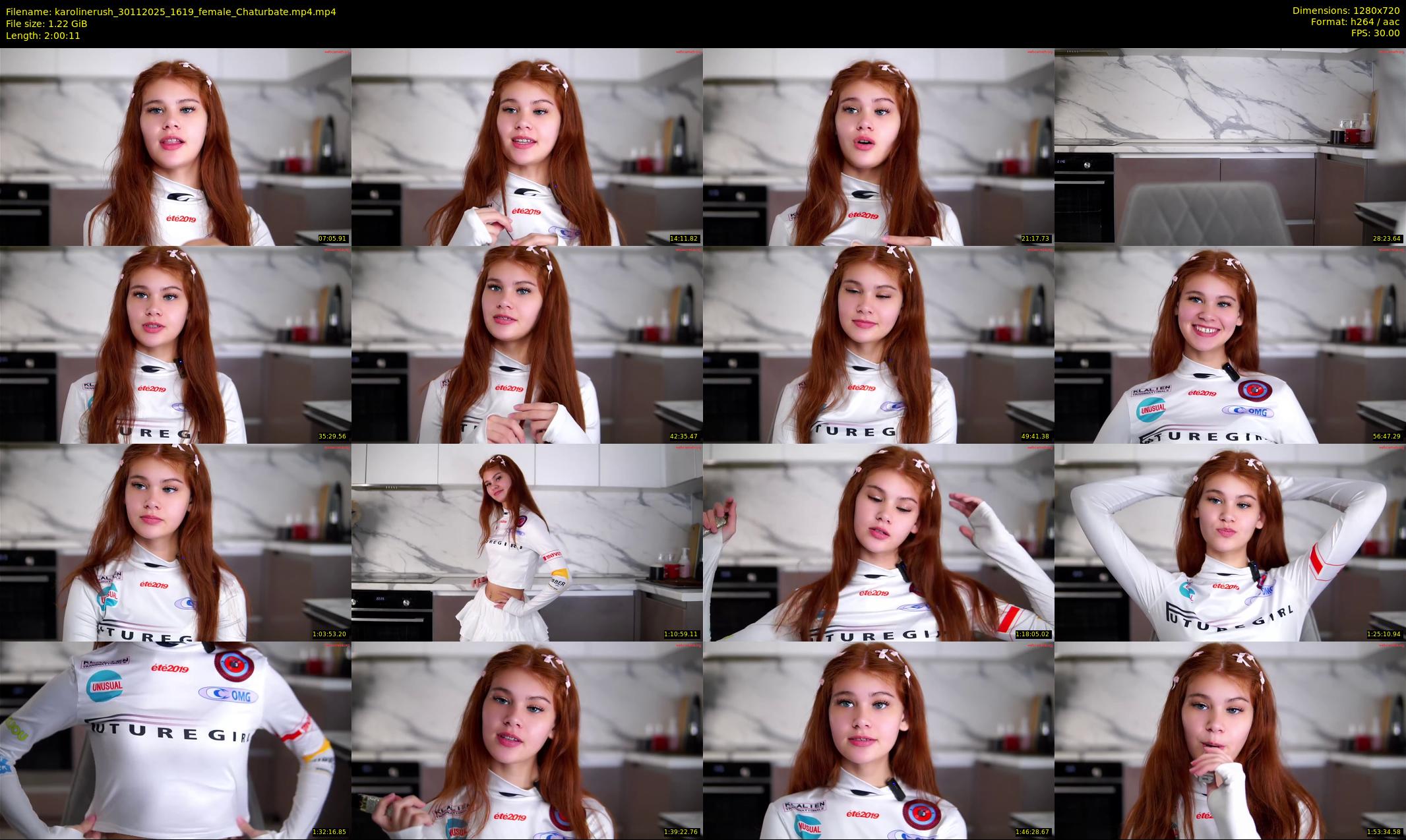 karolinerush — 121 minute Chaturbate female cam show recording, 720p, Nov 30, 2025