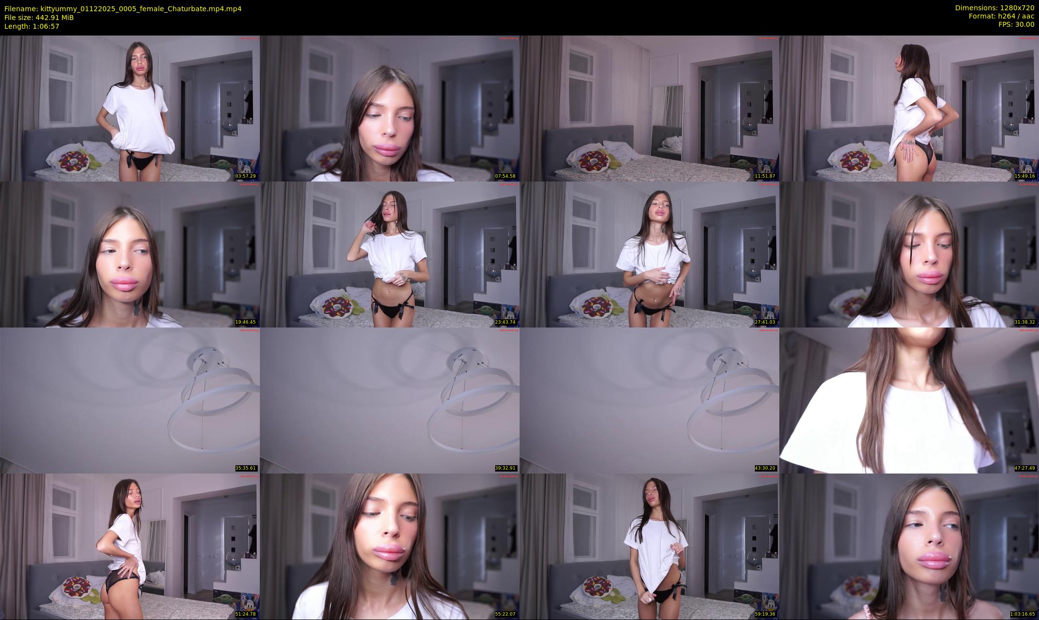 kittyummy — 67 minute Chaturbate female cam show recording, 720p, Dec 1, 2025