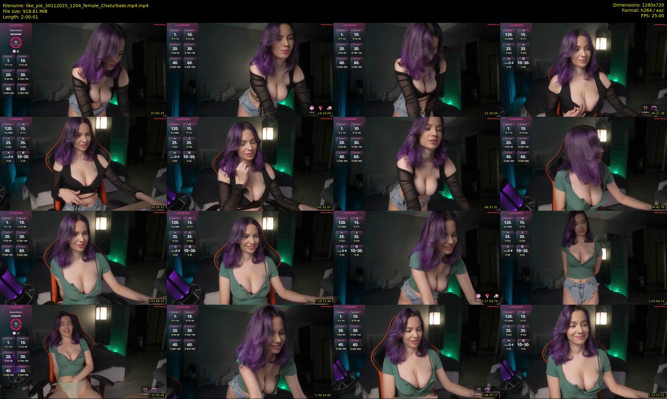 like_pie — 121 minute Chaturbate couple cam show recording, 720p, Nov 30, 2025