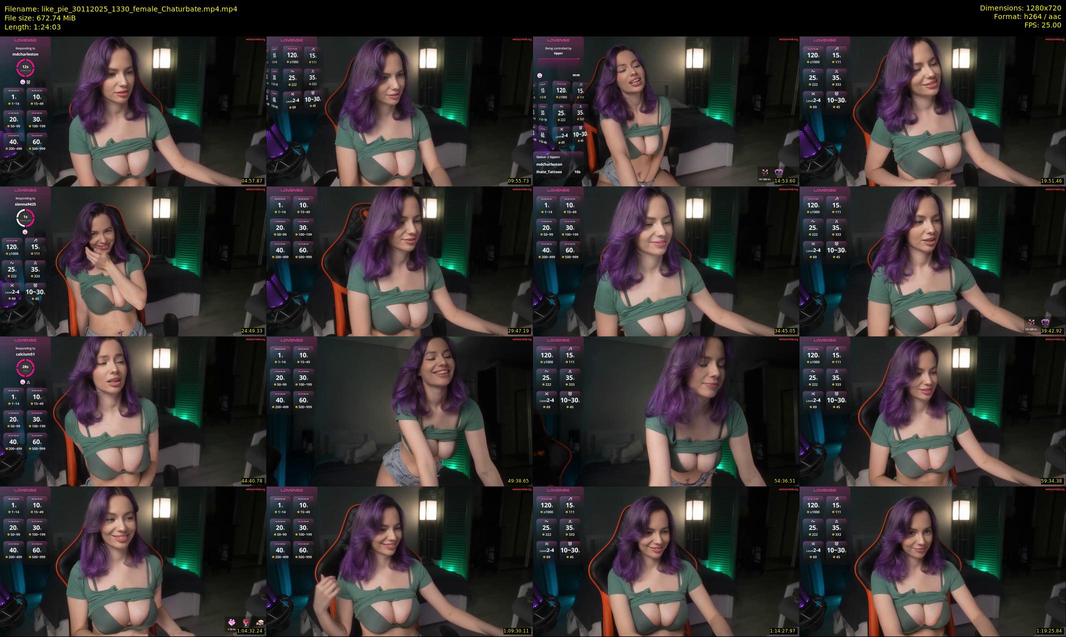like_pie — 85 minute Chaturbate couple cam show recording, 720p, Nov 30, 2025