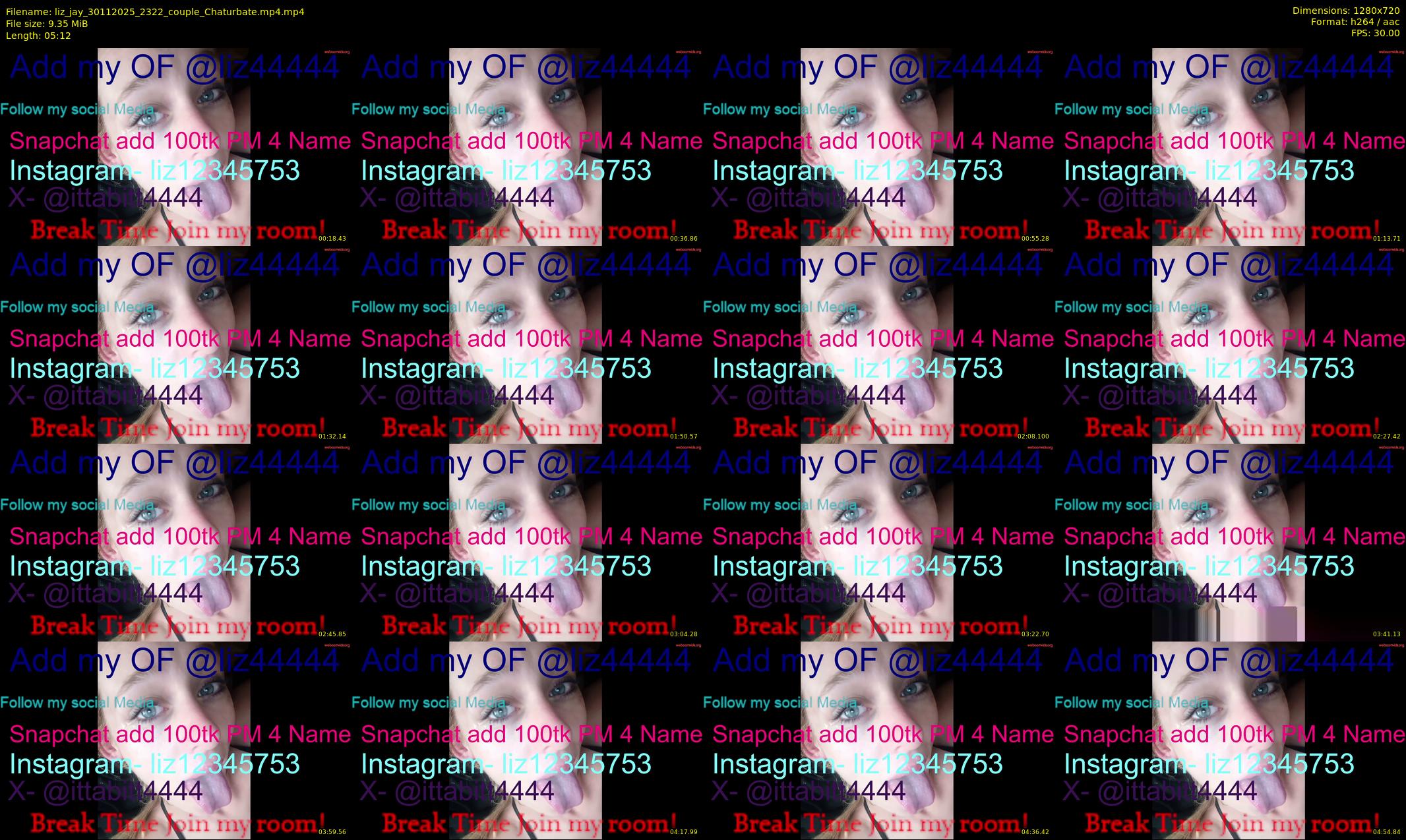 liz_jay — 6 minute Chaturbate couple cam show recording, 720p, Nov 30, 2025