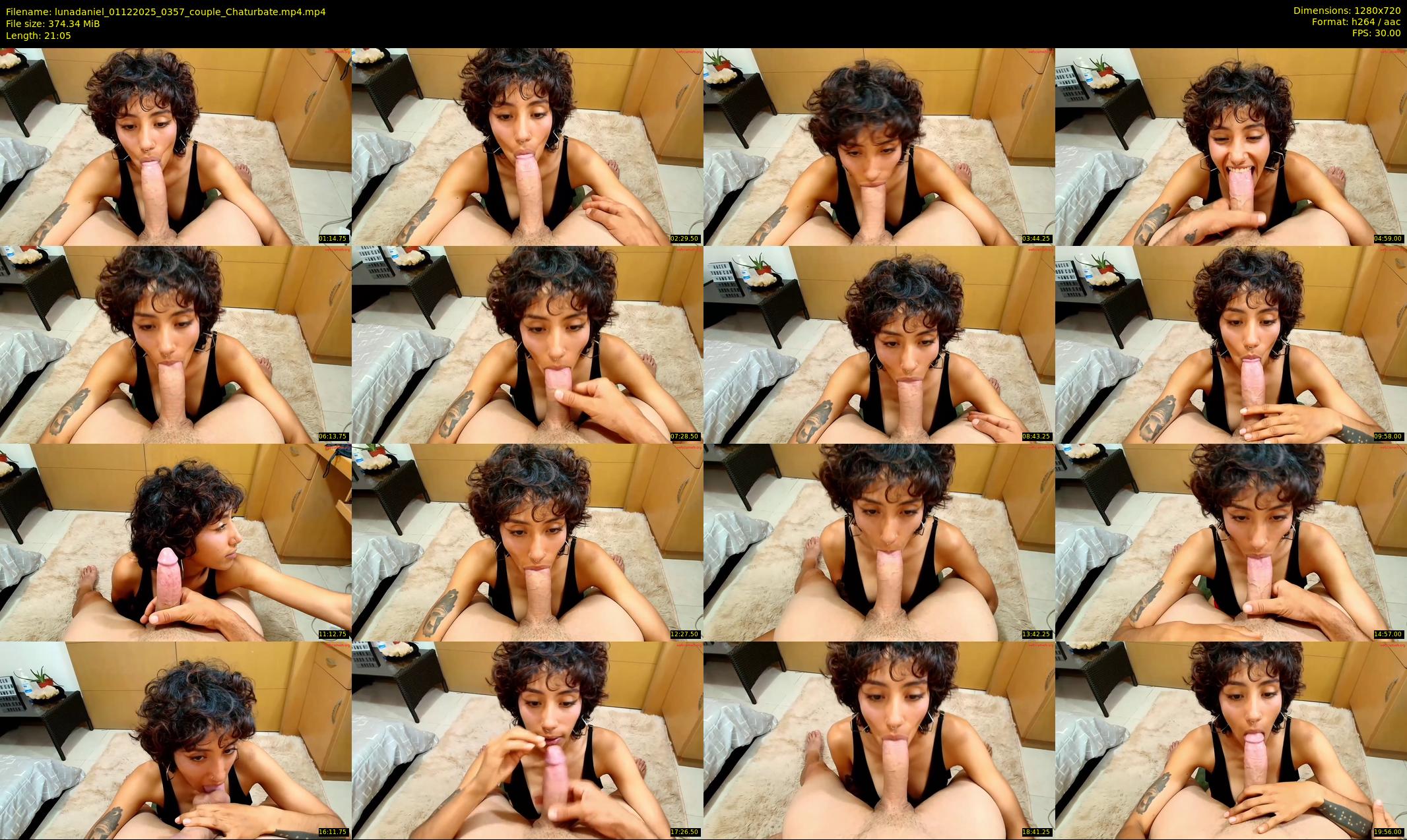 lunadaniel — 22 minute Chaturbate couple cam show recording, 720p, Dec 1, 2025