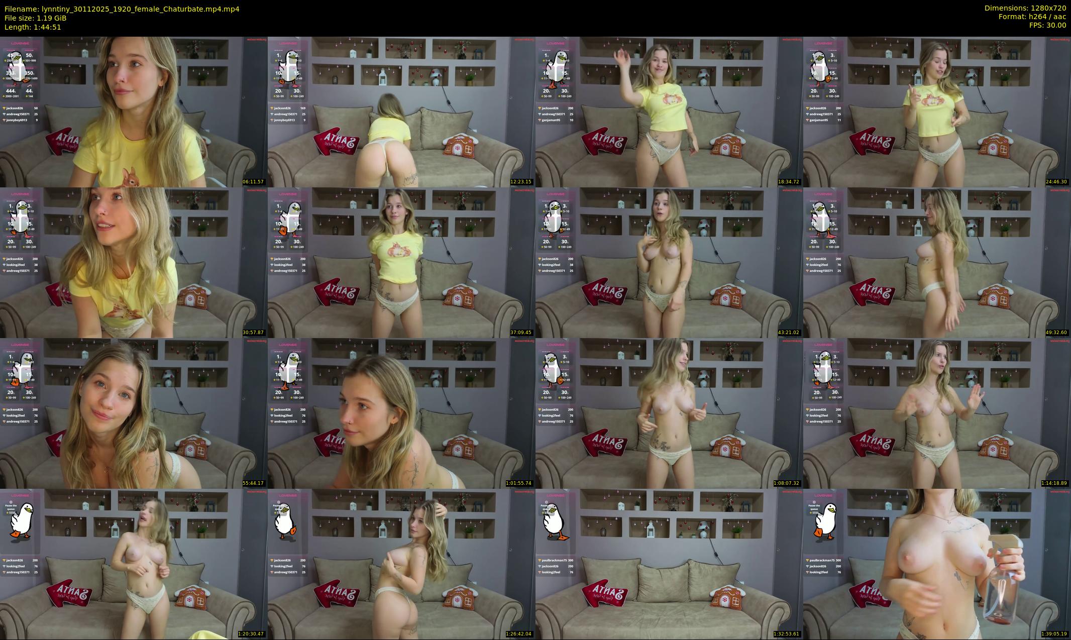 lynntiny — 105 minute Chaturbate female cam show recording, 720p, Nov 30, 2025