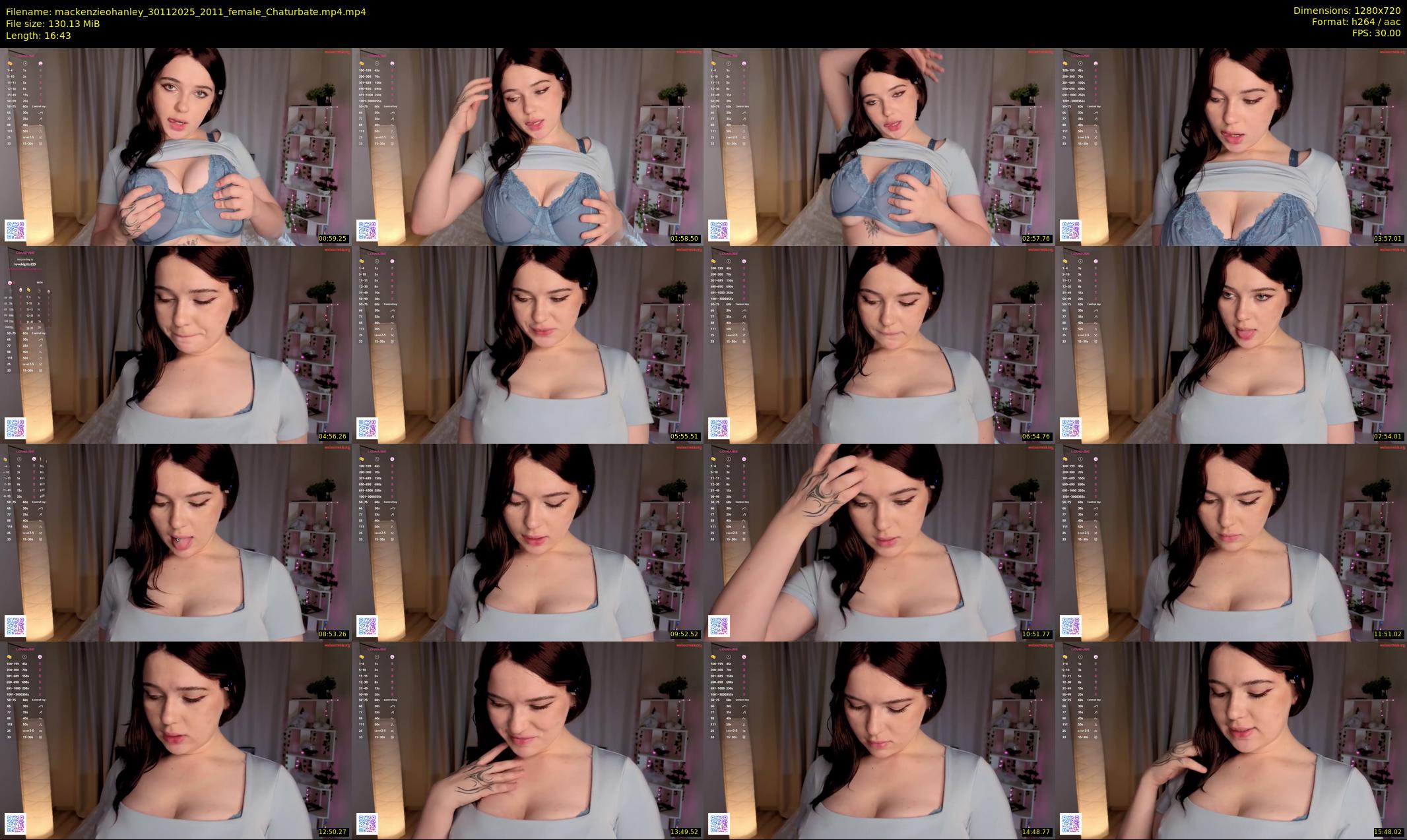 mackenzieohanley — 17 minute Chaturbate female cam show recording, 720p, Nov 30, 2025