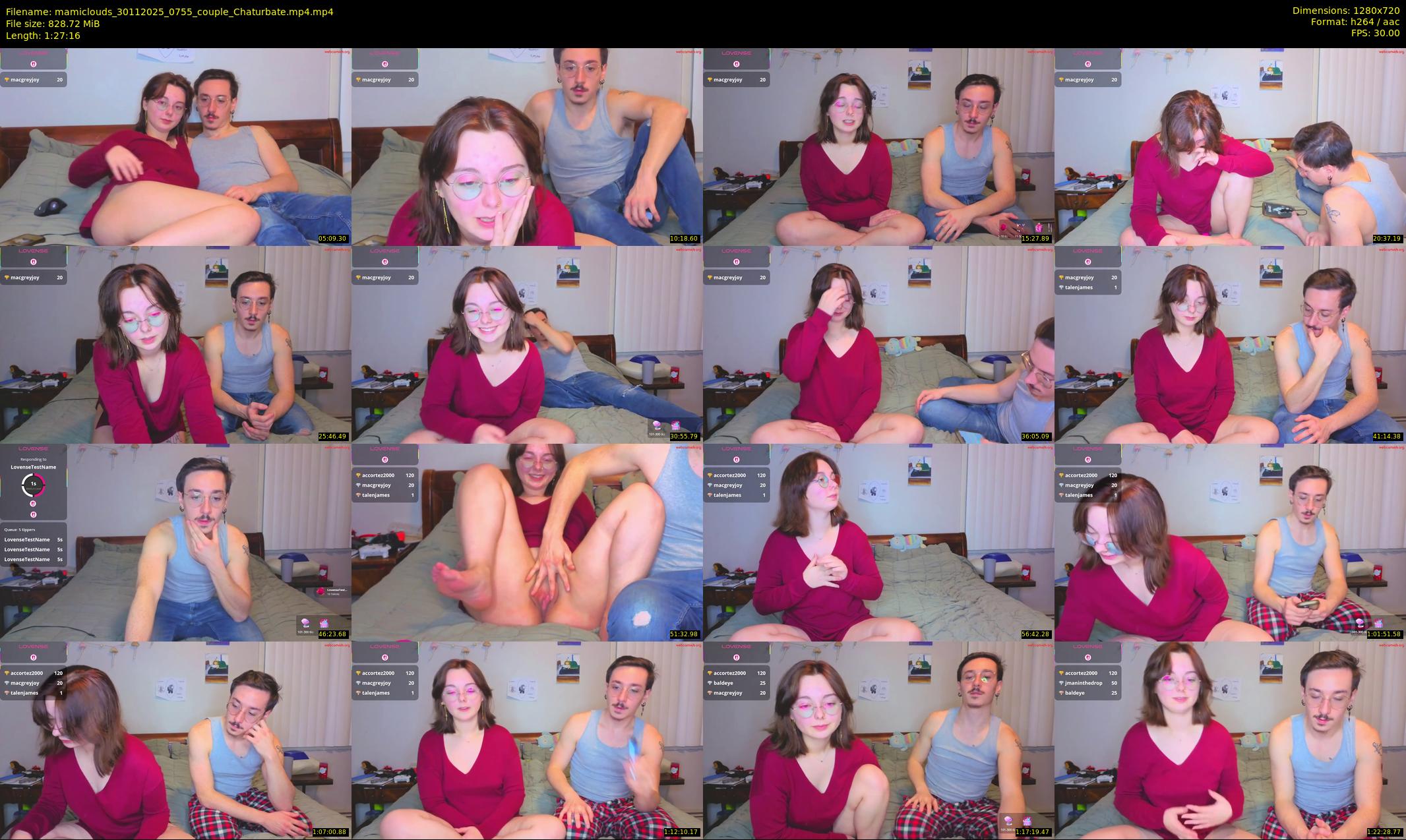 mamiclouds — 88 minute Chaturbate female cam show recording, 720p, Nov 30, 2025