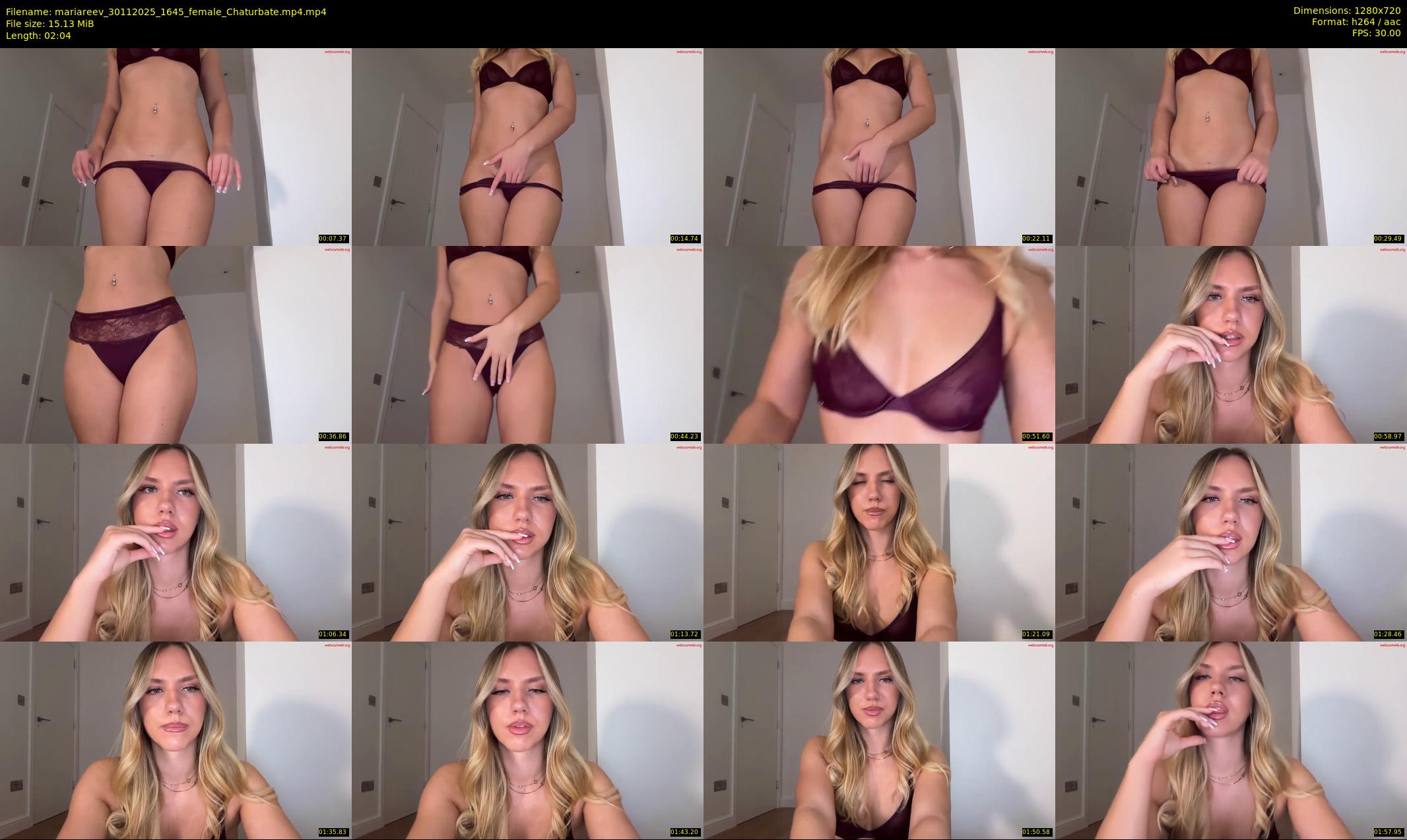 mariareev — 3 minute Chaturbate female cam show recording, 720p, Nov 30, 2025