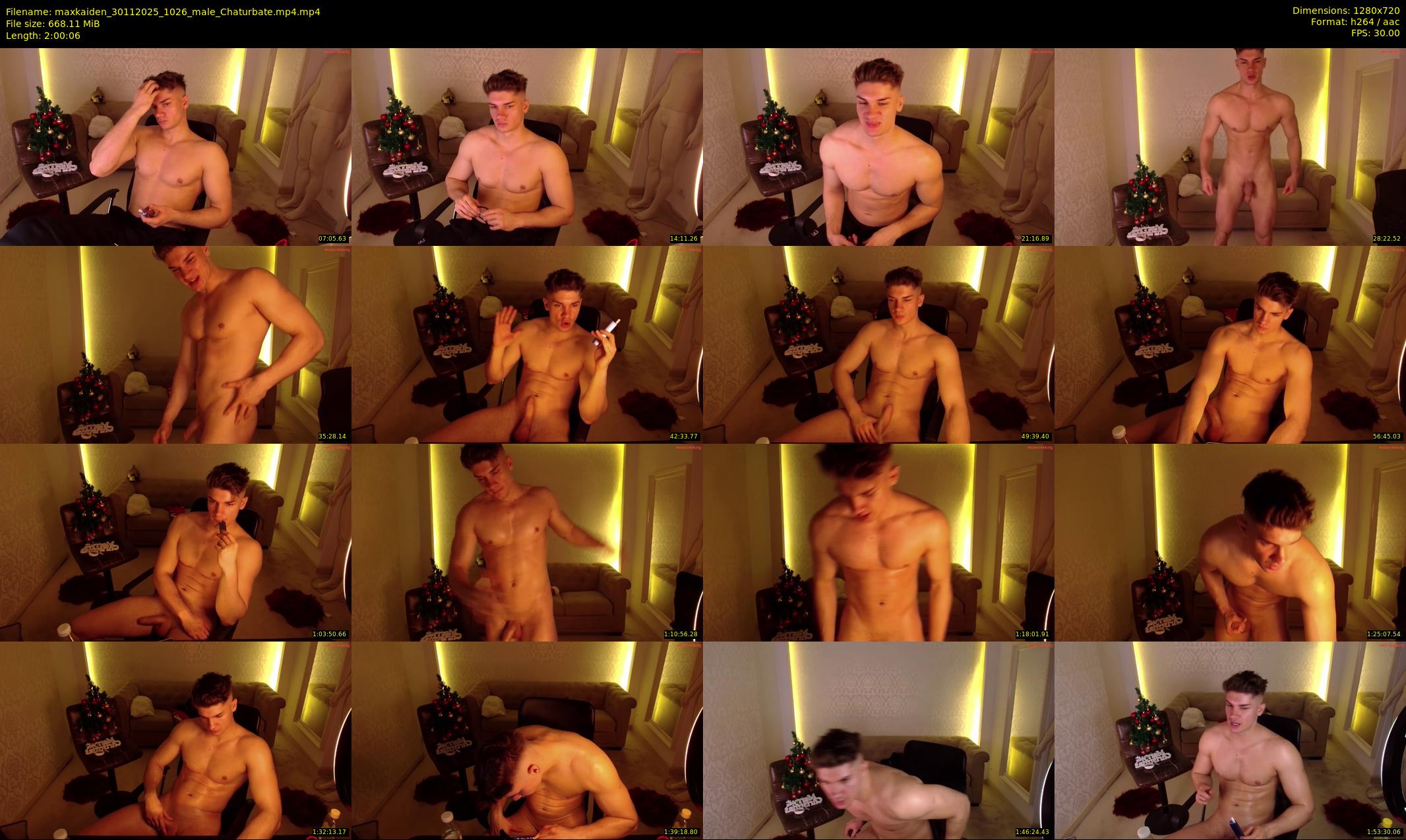 maxkaiden — 121 minute Chaturbate male cam show recording, 720p, Nov 30, 2025