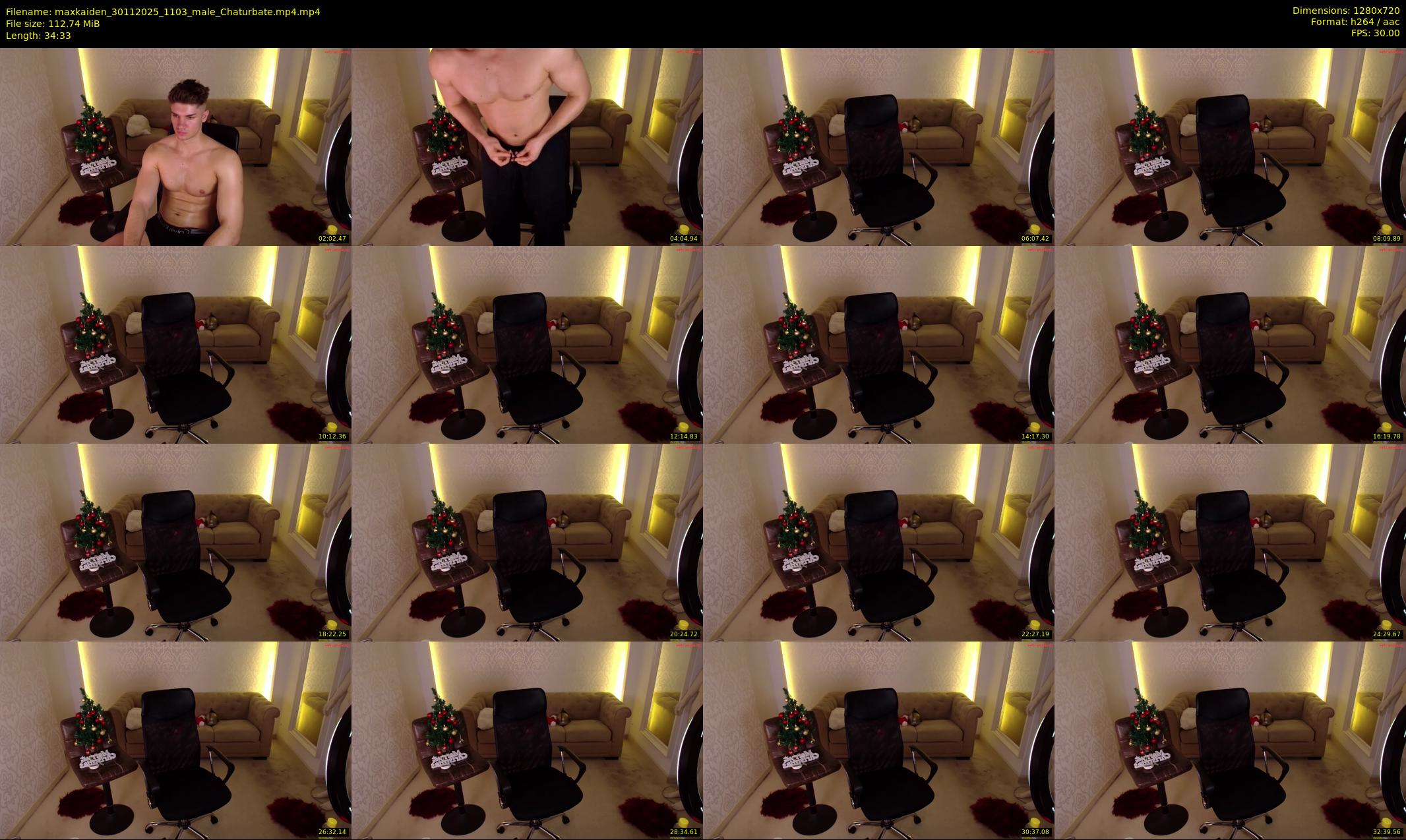 maxkaiden — 35 minute Chaturbate male cam show recording, 720p, Nov 30, 2025