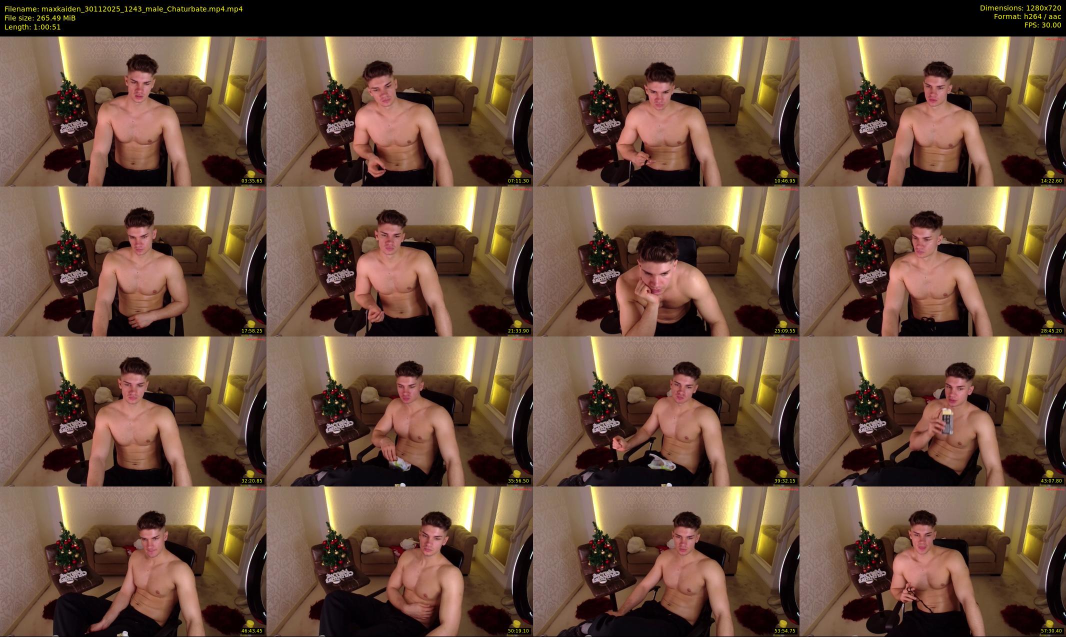 maxkaiden — 61 minute Chaturbate male cam show recording, 720p, Nov 30, 2025