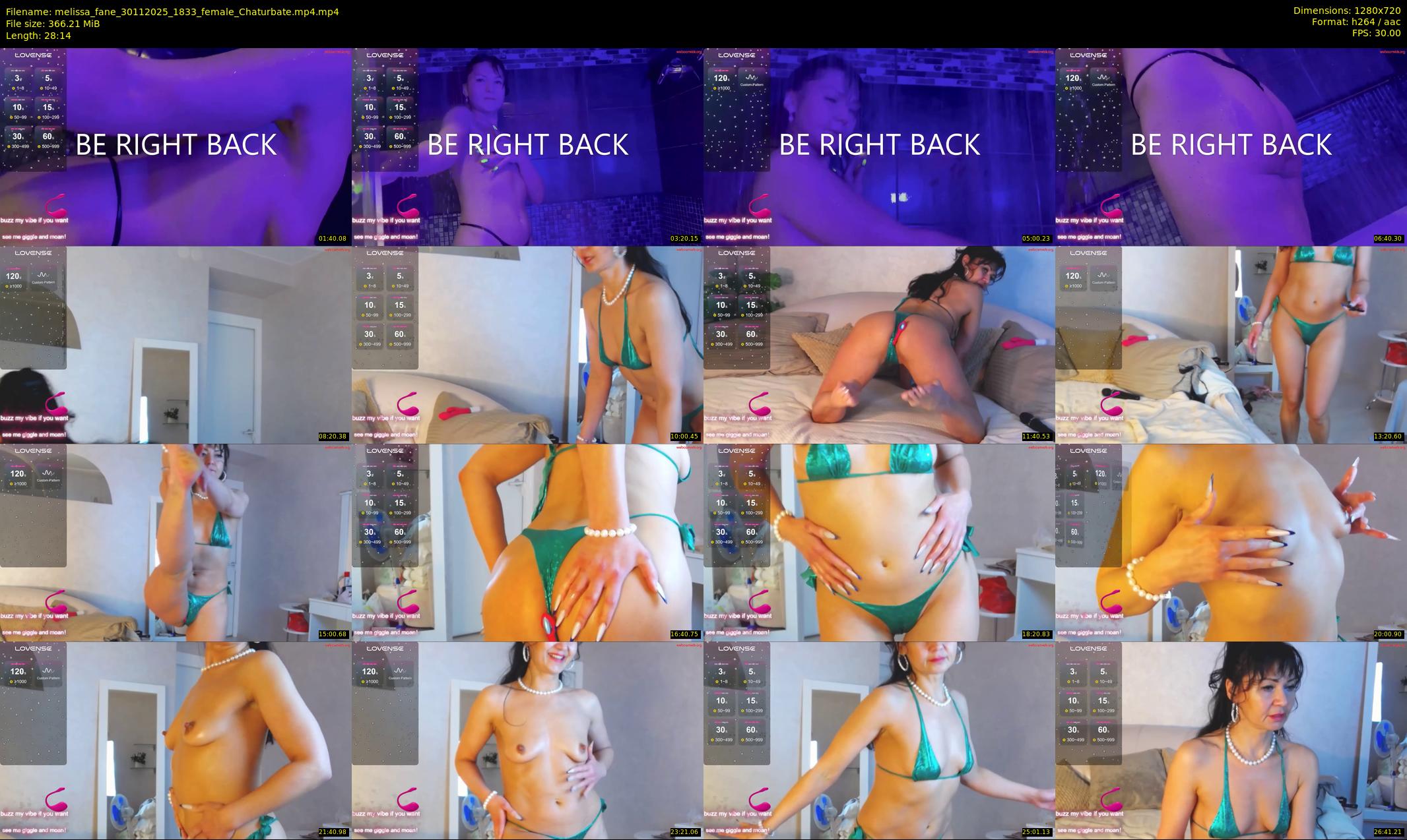 melissa_fane — 29 minute Chaturbate female cam show recording, 720p, Nov 30, 2025
