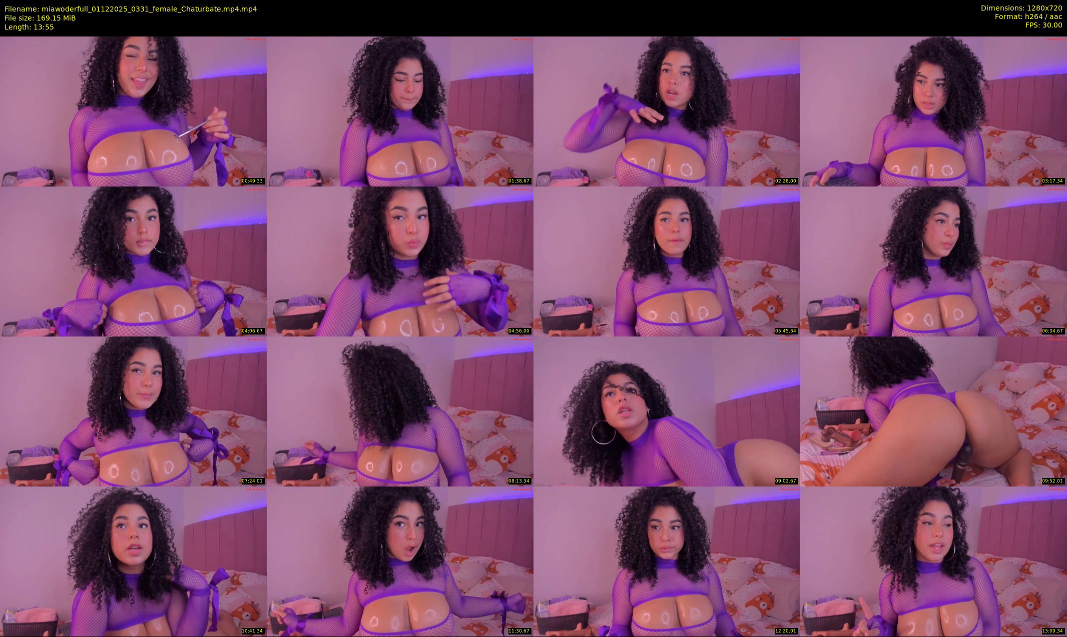 miawoderfull — 14 minute Chaturbate female cam show recording, 720p, Dec 1, 2025