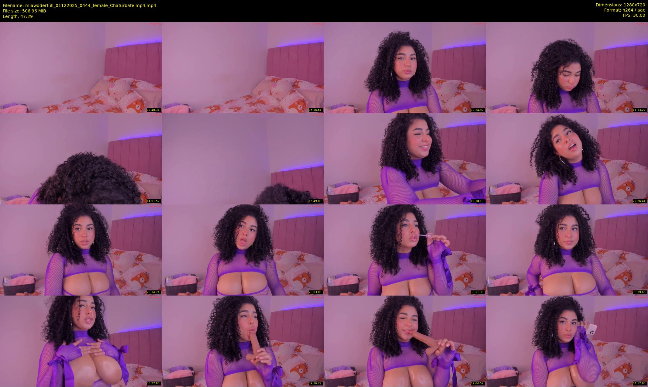 miawoderfull — 48 minute Chaturbate female cam show recording, 720p, Dec 1, 2025