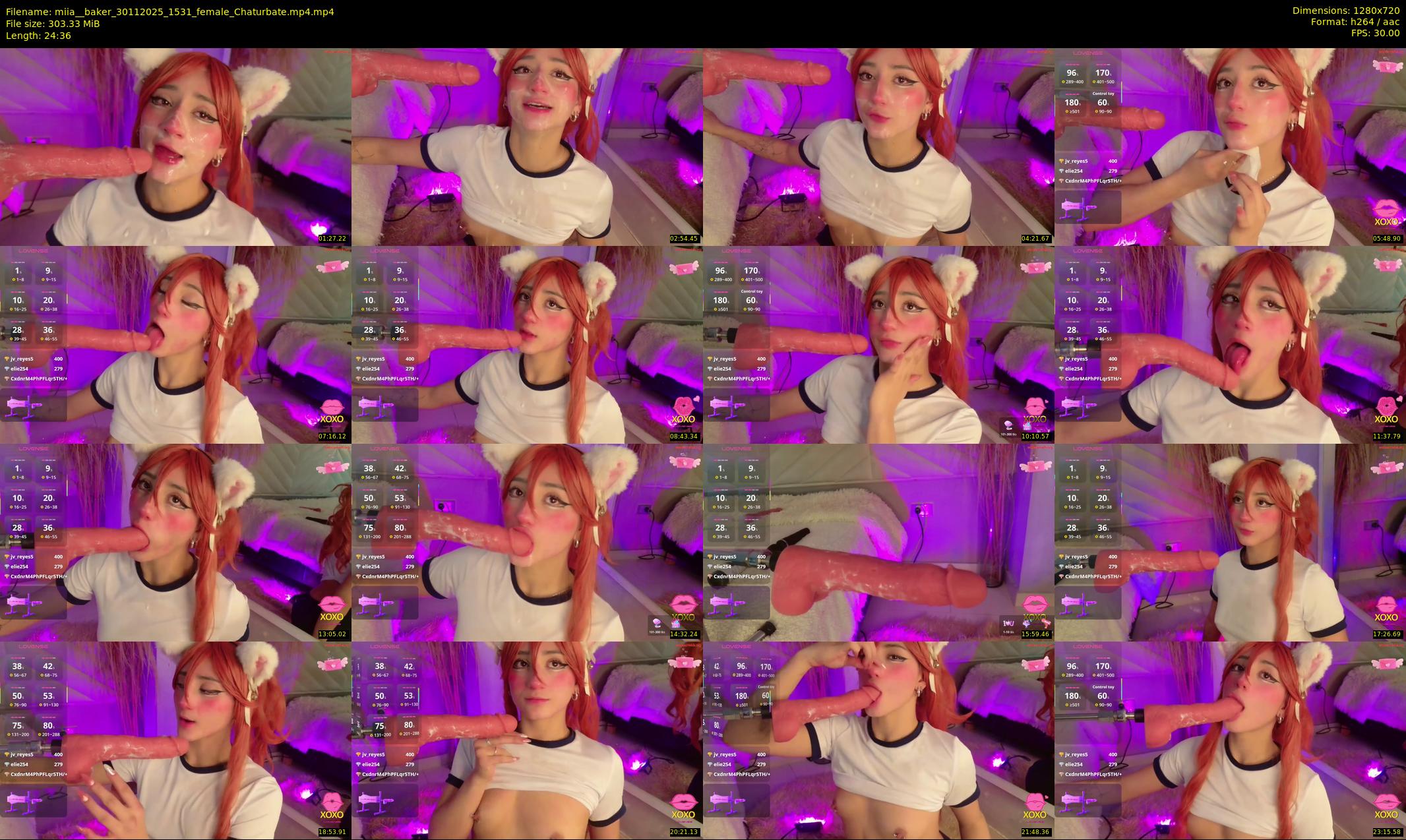 miia__baker — 25 minute Chaturbate female cam show recording, 720p, Nov 30, 2025