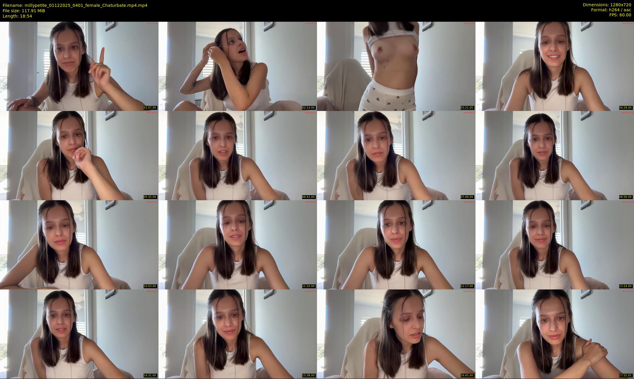 millypetite — 19 minute Chaturbate female cam show recording, 720p, Dec 1, 2025