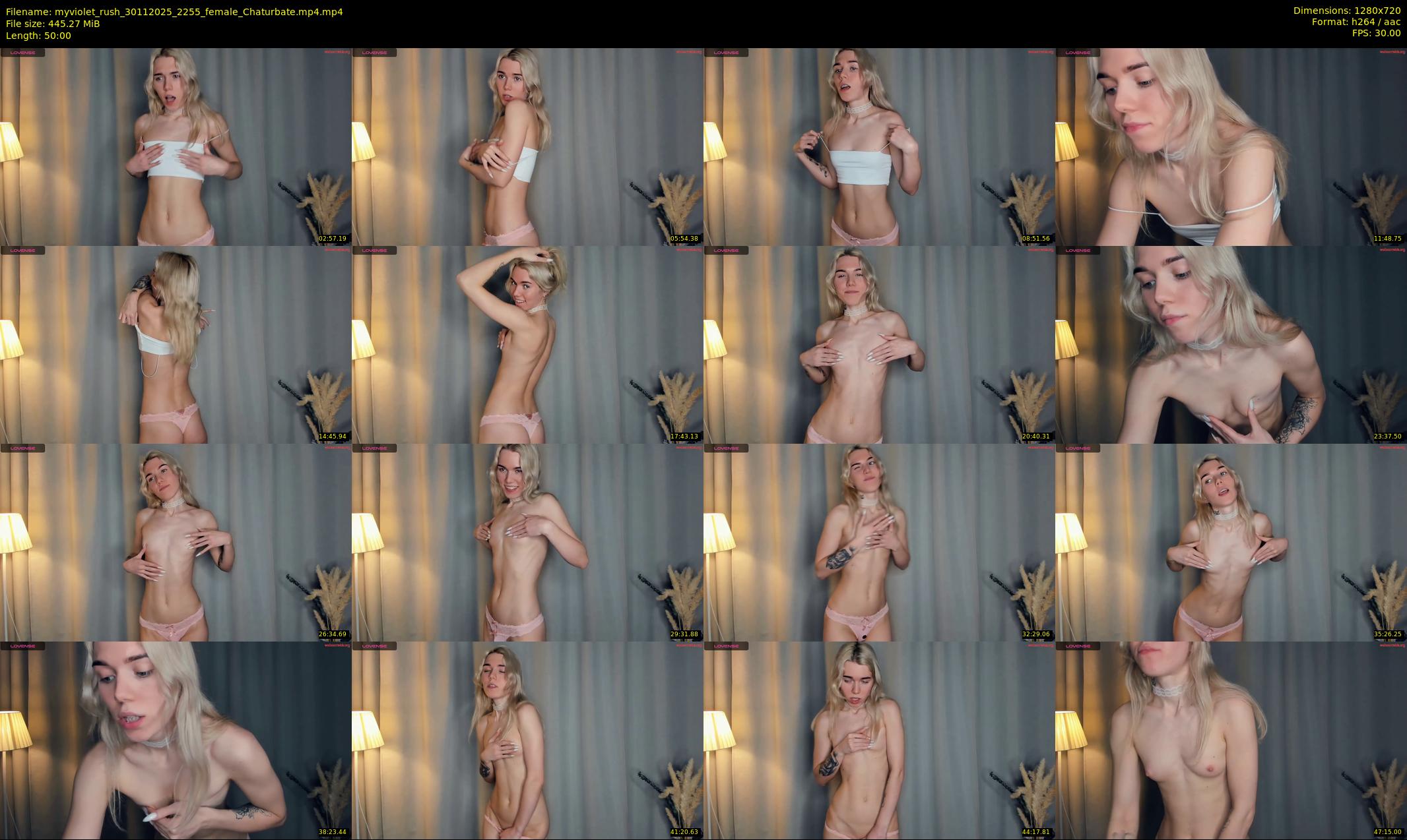 myviolet_rush — 50 minute Chaturbate female cam show recording, 720p, Nov 30, 2025