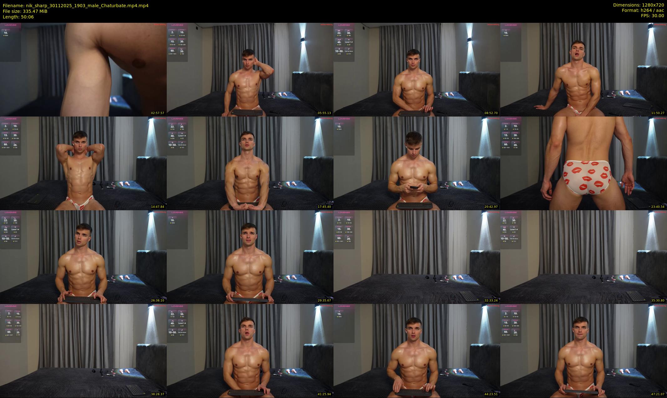 nik_sharp — 51 minute Chaturbate male cam show recording, 720p, Nov 30, 2025