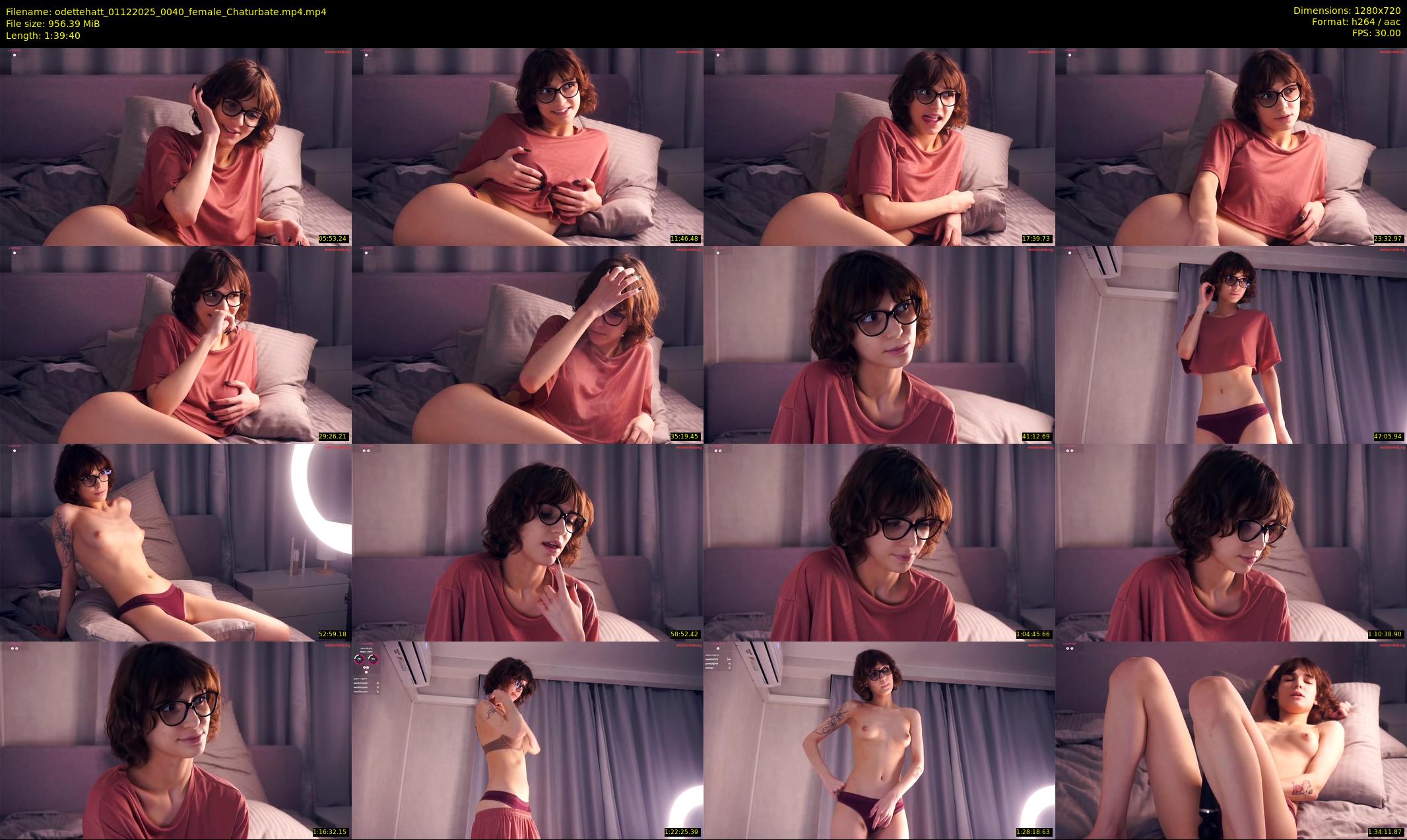 odettehatt — 100 minute Chaturbate female cam show recording, 720p, Dec 1, 2025