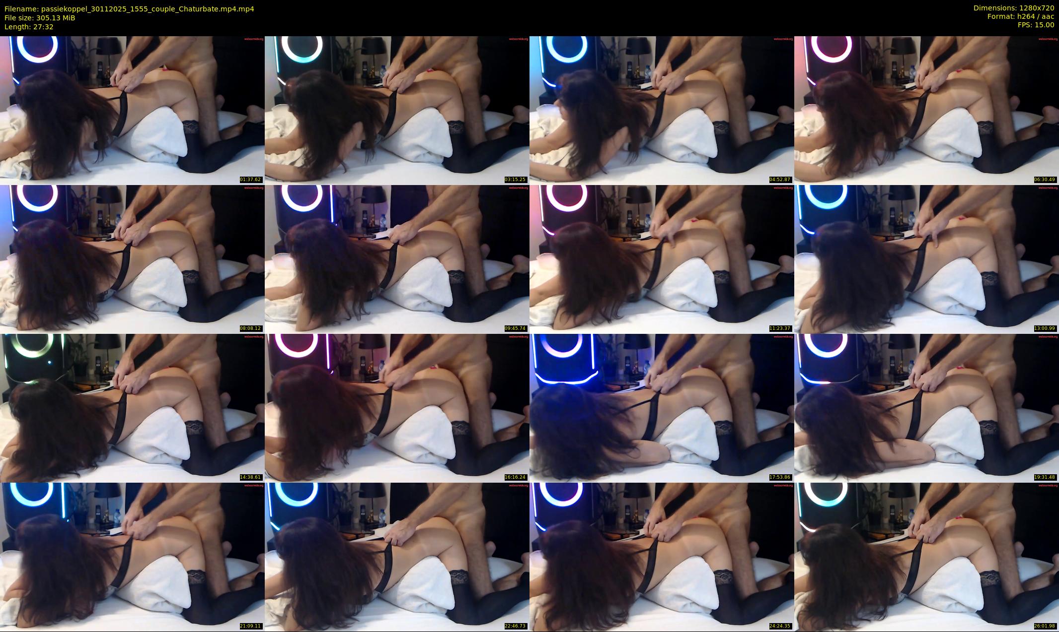 passiekoppel — 28 minute Chaturbate couple cam show recording, 720p, Nov 30, 2025