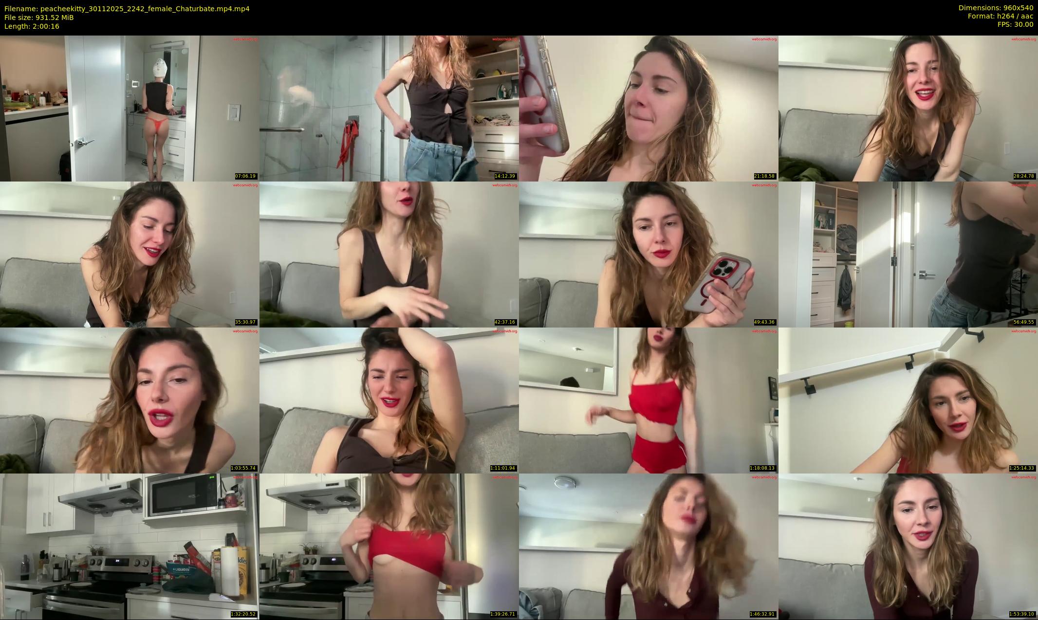 peacheekitty — 121 minute Chaturbate female cam show recording, 480p, Nov 30, 2025