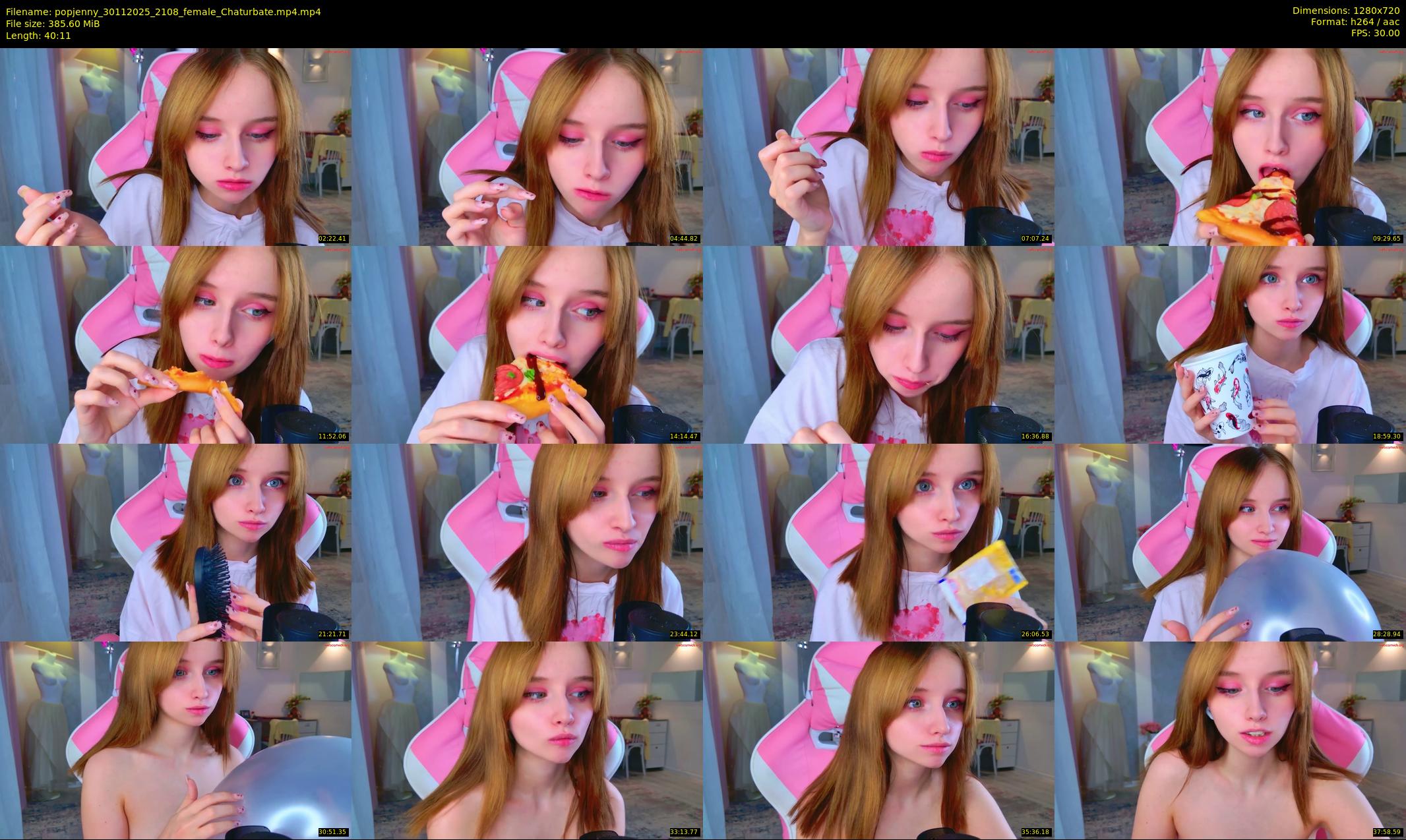 popjenny — 41 minute Chaturbate female cam show recording, 720p, Nov 30, 2025