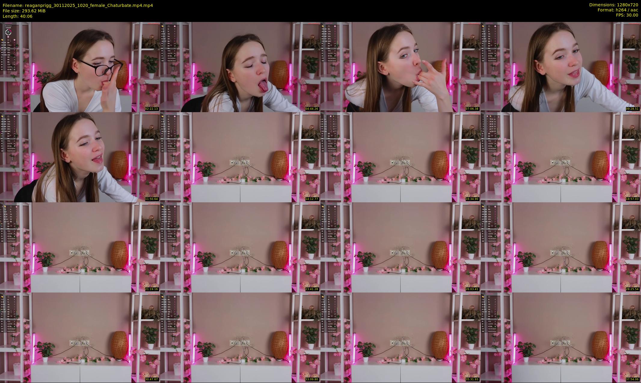 reaganprigg — 41 minute Chaturbate female cam show recording, 720p, Nov 30, 2025