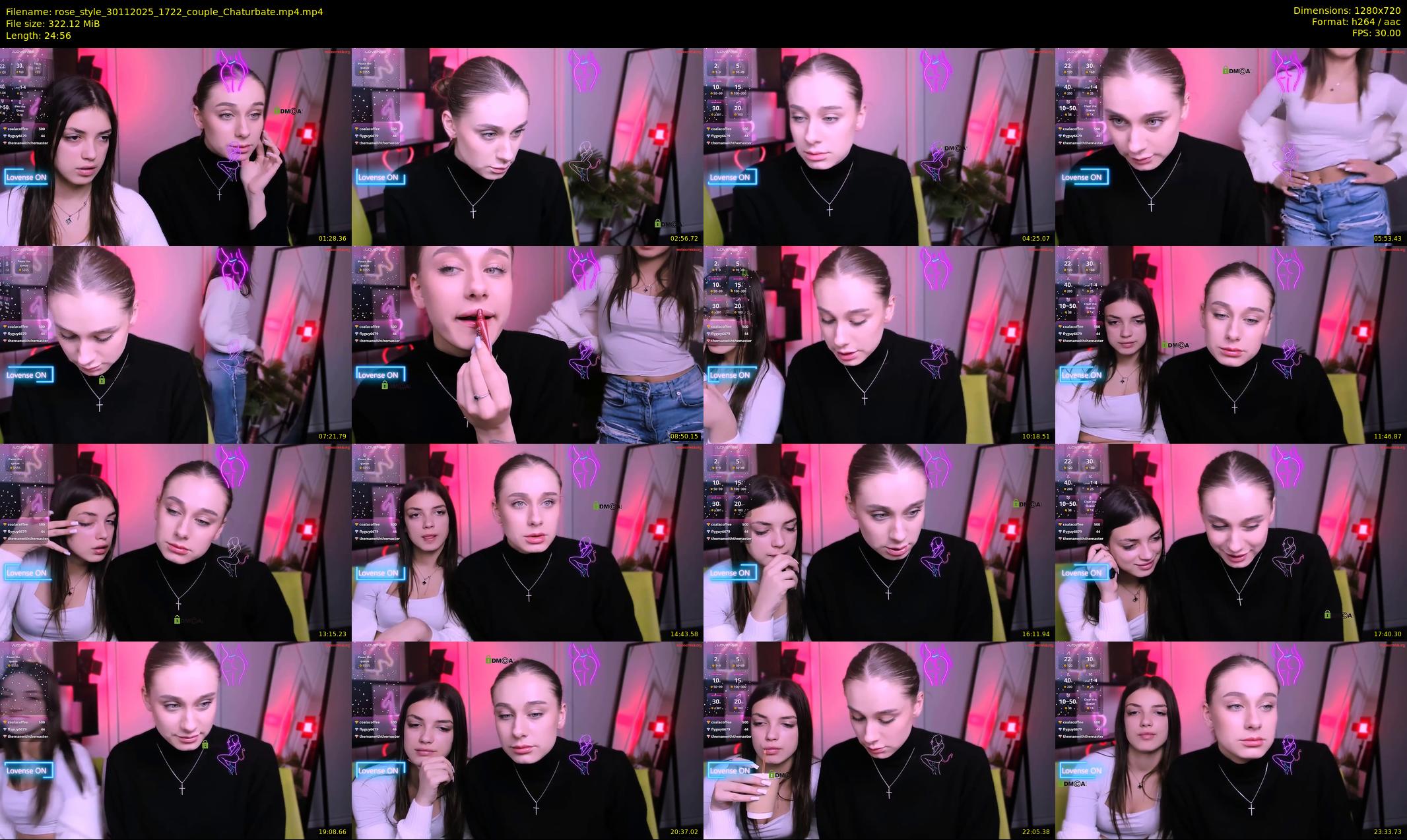 rose_style — 25 minute Chaturbate couple cam show recording, 720p, Nov 30, 2025