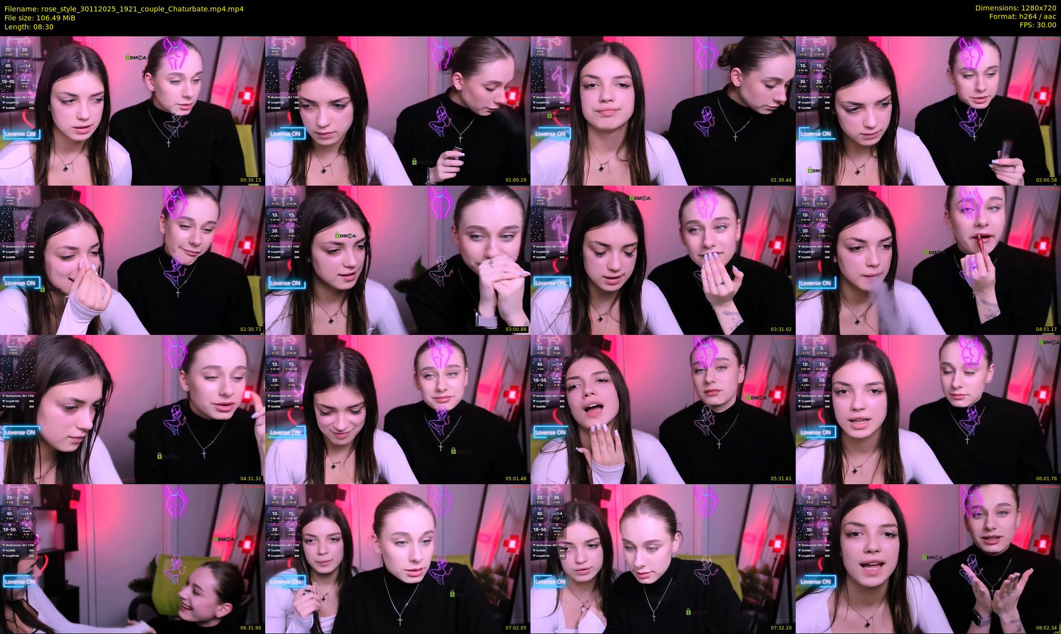 rose_style — 9 minute Chaturbate couple cam show recording, 720p, Nov 30, 2025