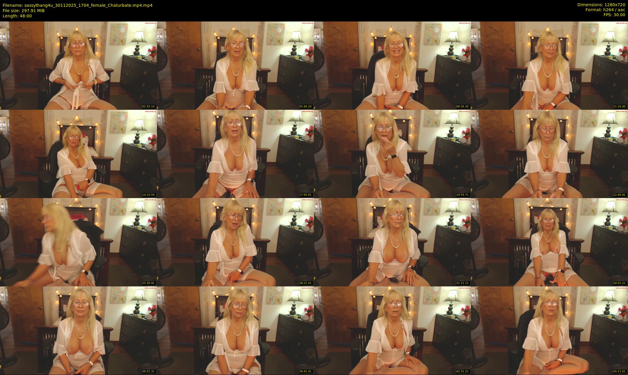 sassythang4u — 48 minute Chaturbate female cam show recording, 720p, Nov 30, 2025