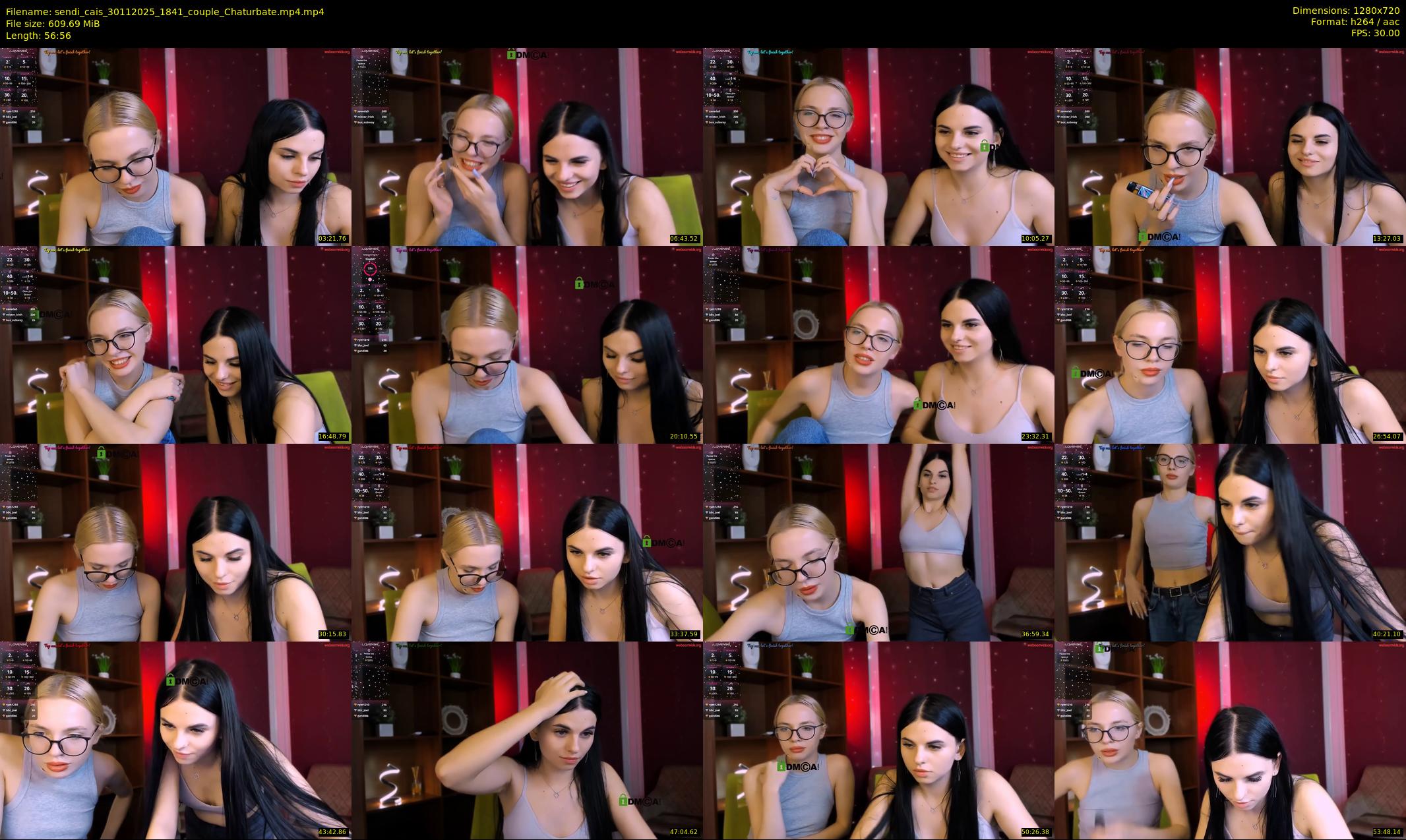 sendi_cais — 57 minute Chaturbate female cam show recording, 720p, Nov 30, 2025
