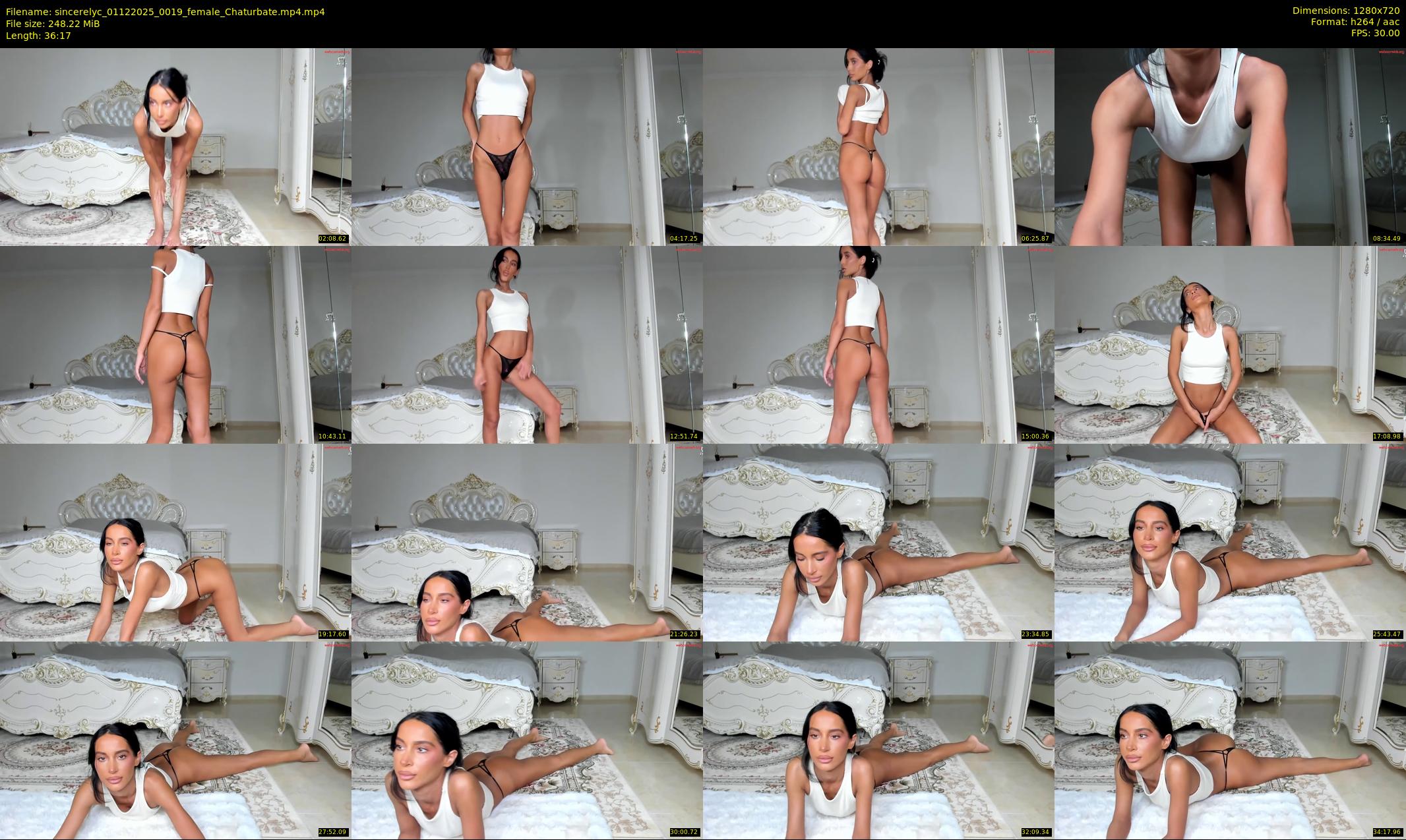 sincerelyc — 37 minute Chaturbate female cam show recording, 720p, Dec 1, 2025