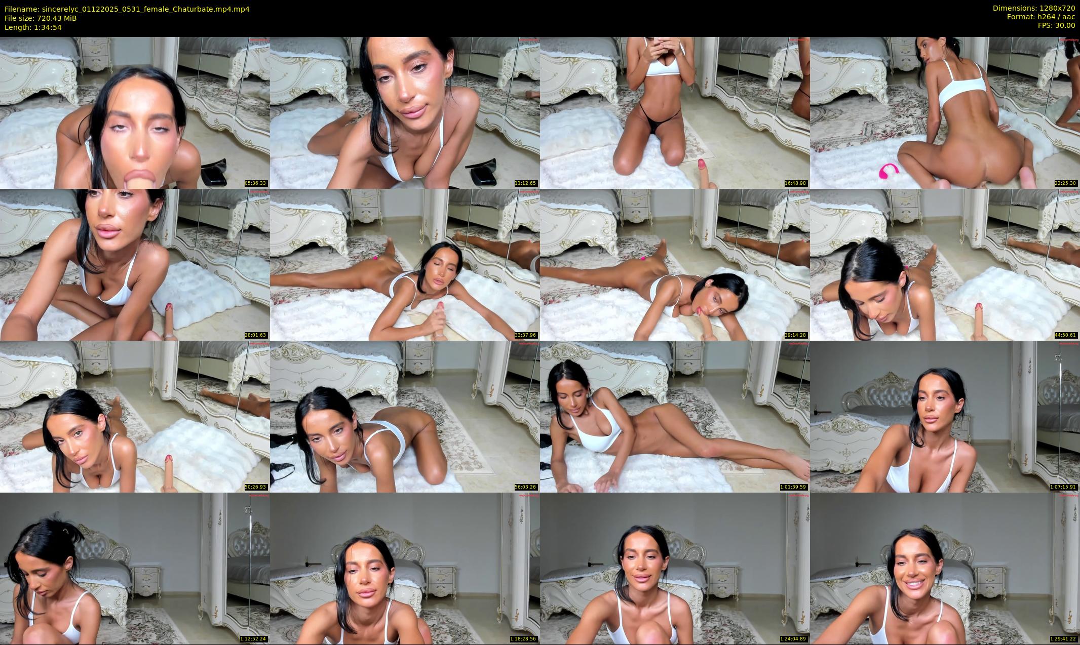 sincerelyc — 95 minute Chaturbate female cam show recording, 720p, Dec 1, 2025