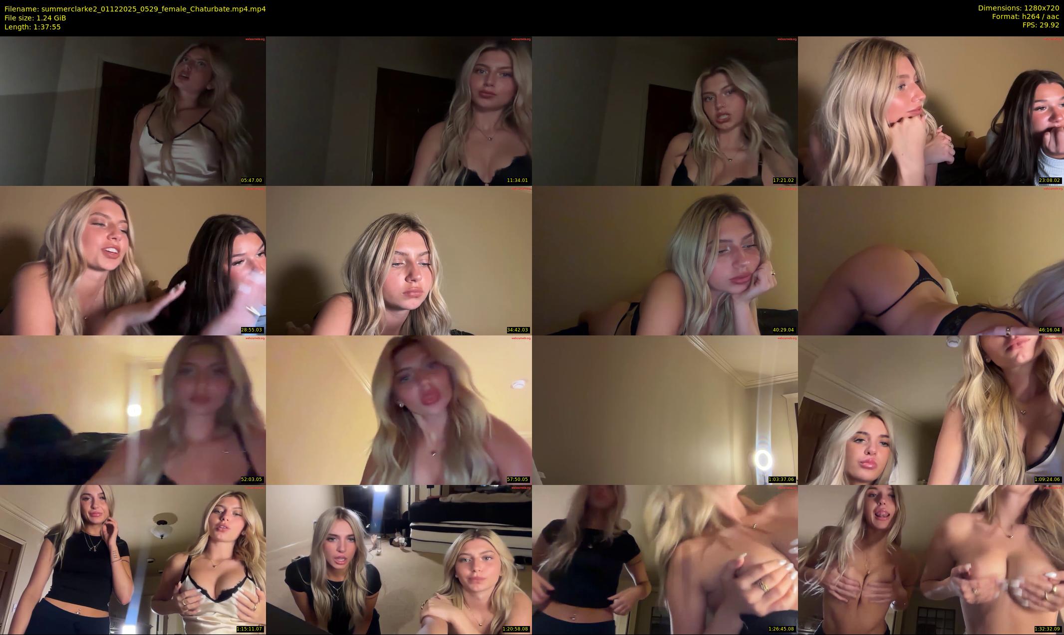 summerclarke2 — 98 minute Chaturbate female cam show recording, 720p, Dec 1, 2025