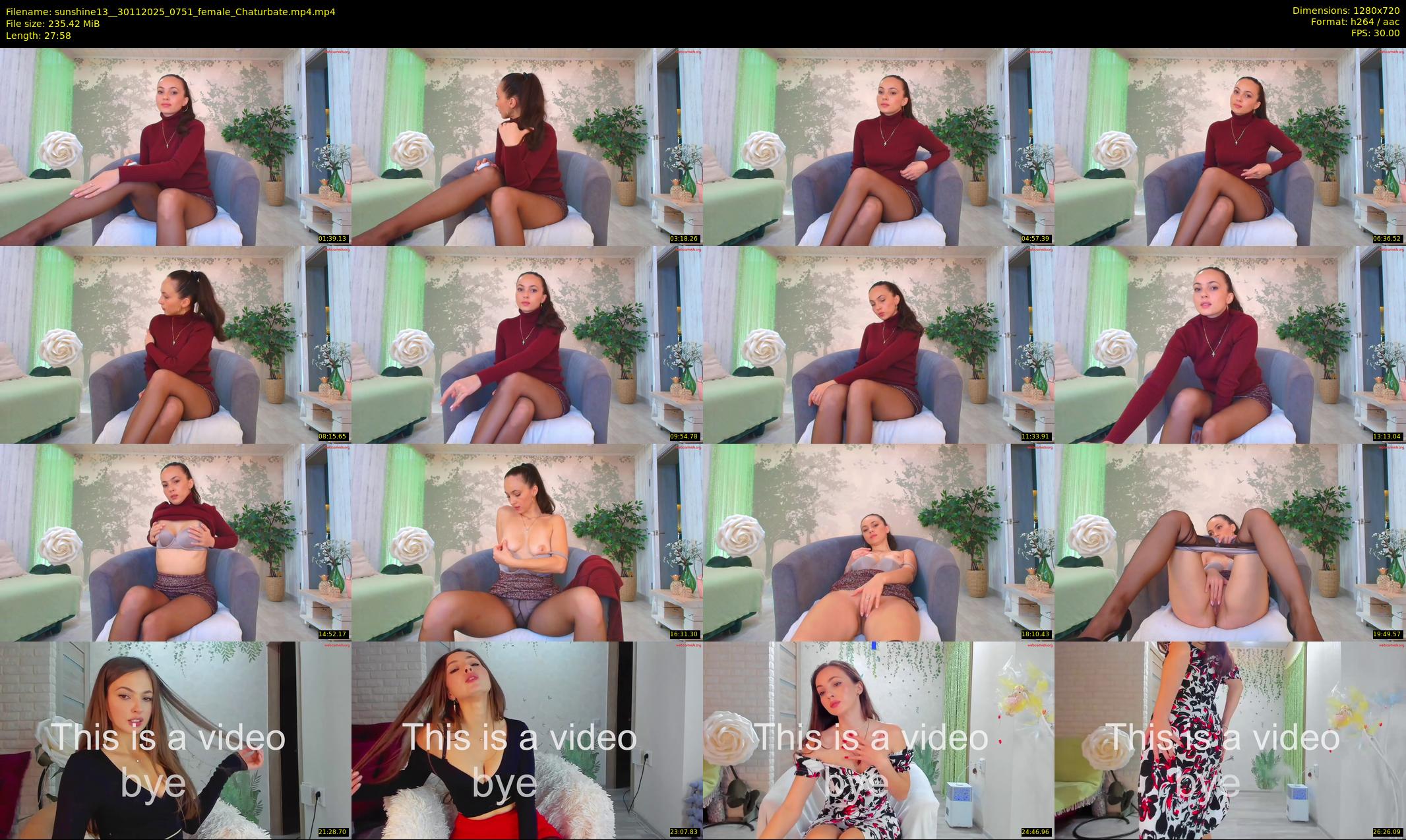 sunshine13_ — 28 minute Chaturbate female cam show recording, 720p, Nov 30, 2025