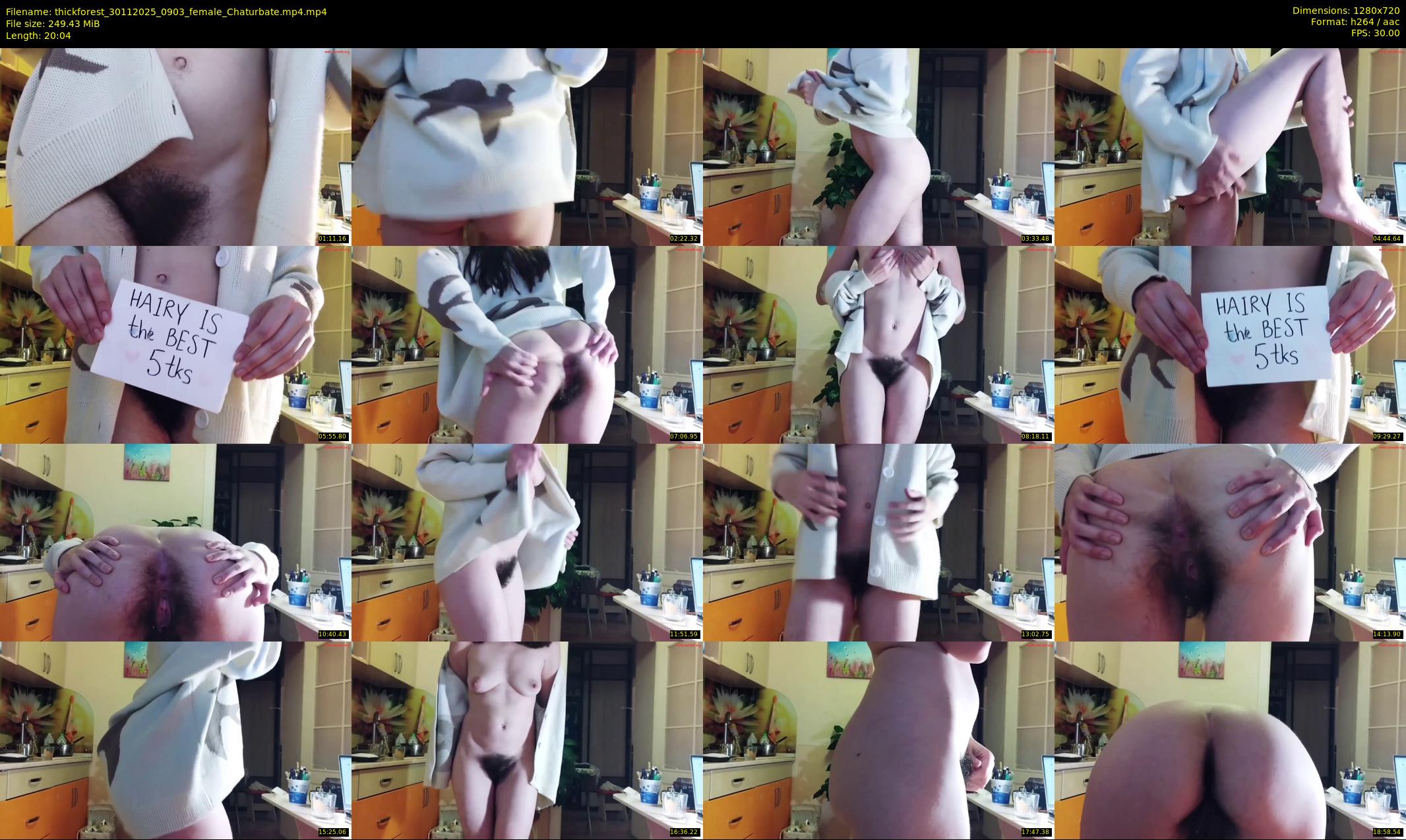 thickforest — 21 minute Chaturbate female cam show recording, 720p, Nov 30, 2025