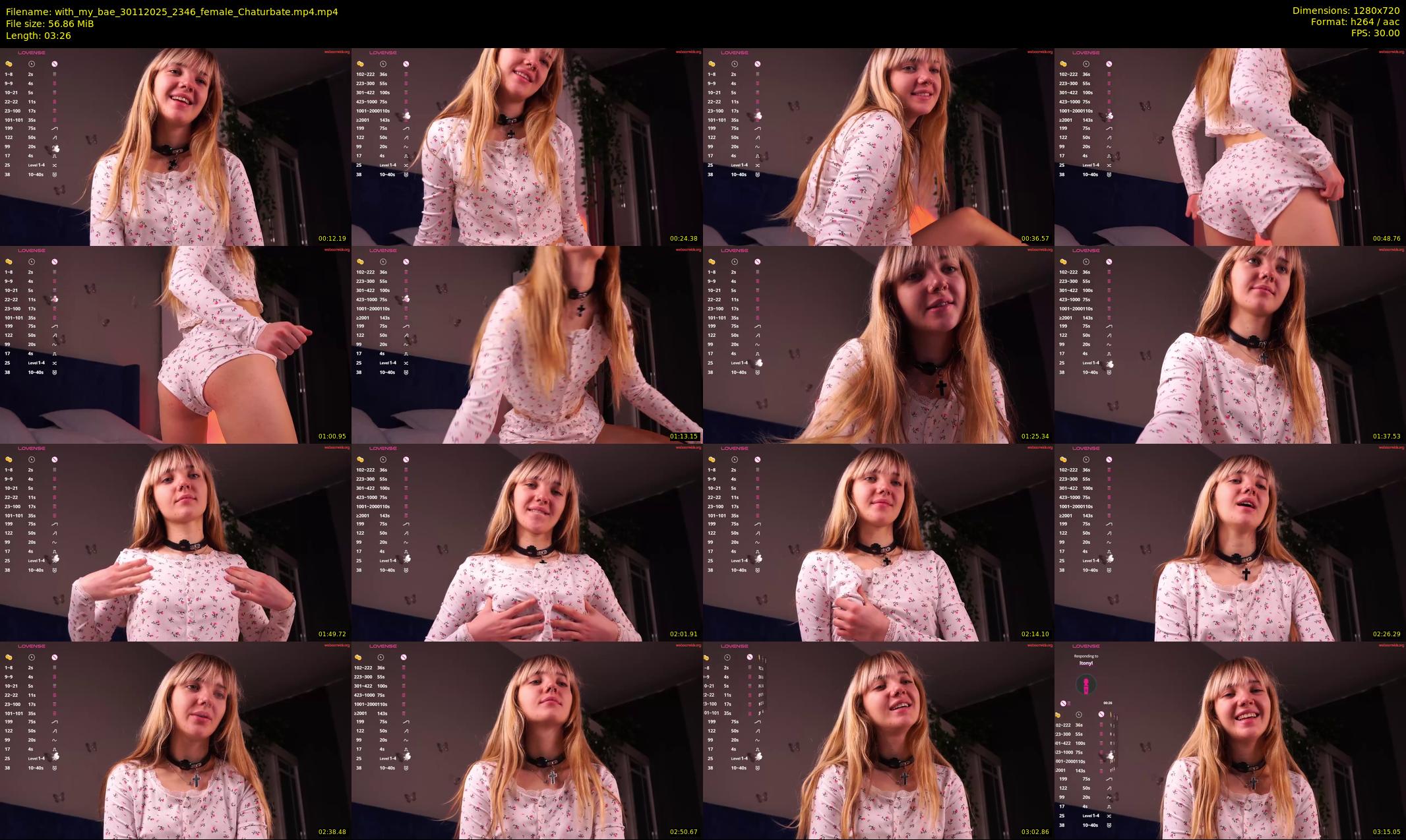 with_my_bae — 4 minute Chaturbate female cam show recording, 720p, Nov 30, 2025