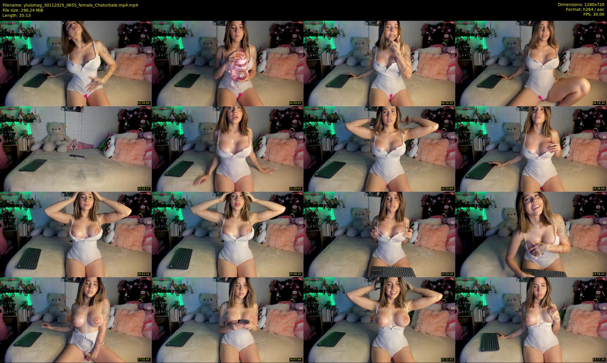 yluismag — 36 minute Chaturbate female cam show recording, 720p, Nov 30, 2025
