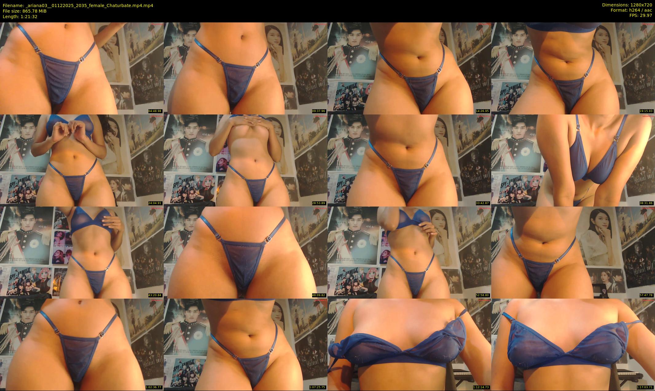 _ariana03_ — 82 minute Chaturbate female cam show recording, 720p, Dec 1, 2025