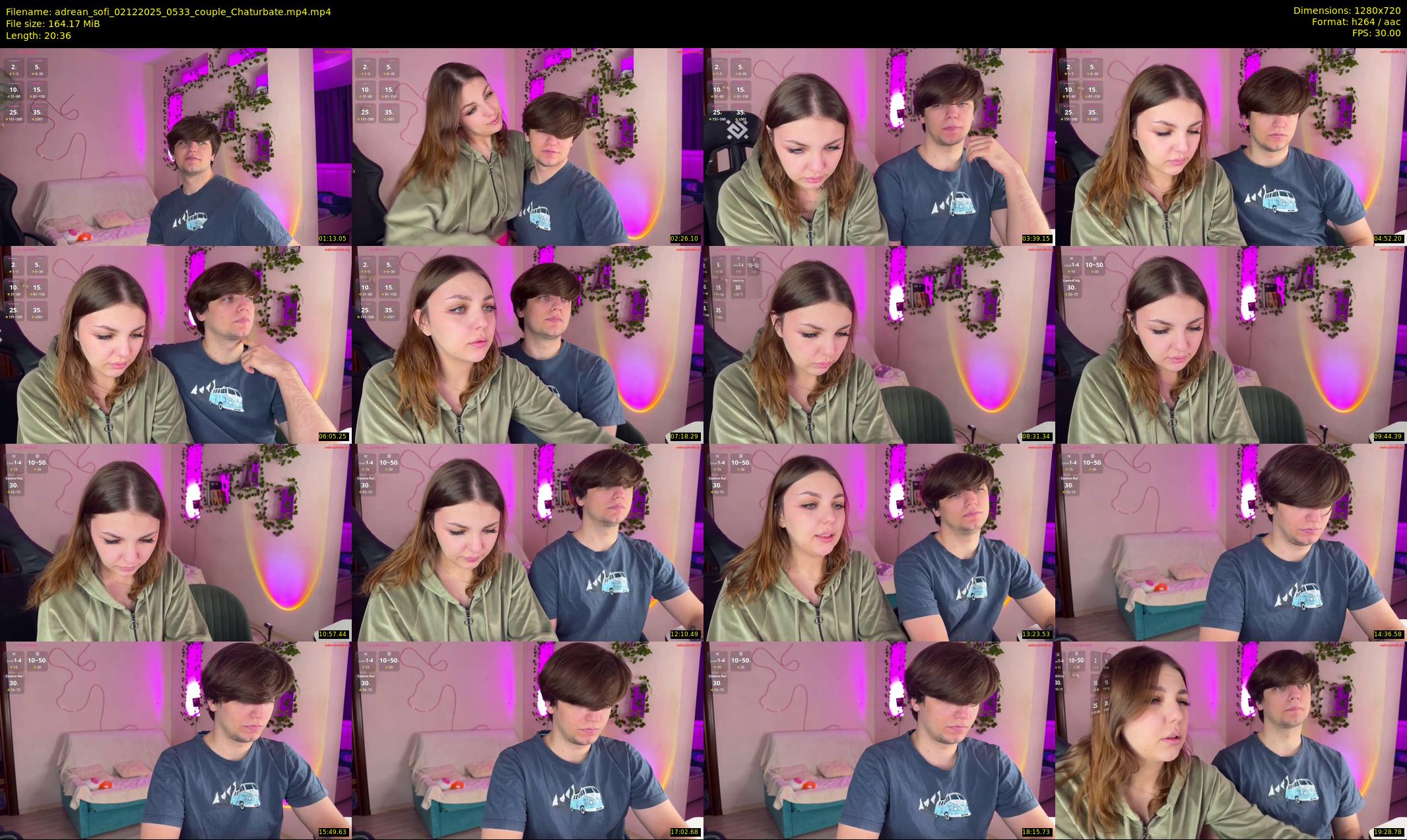 adrean_sofi — 21 minute Chaturbate couple cam show recording, 720p, Dec 2, 2025
