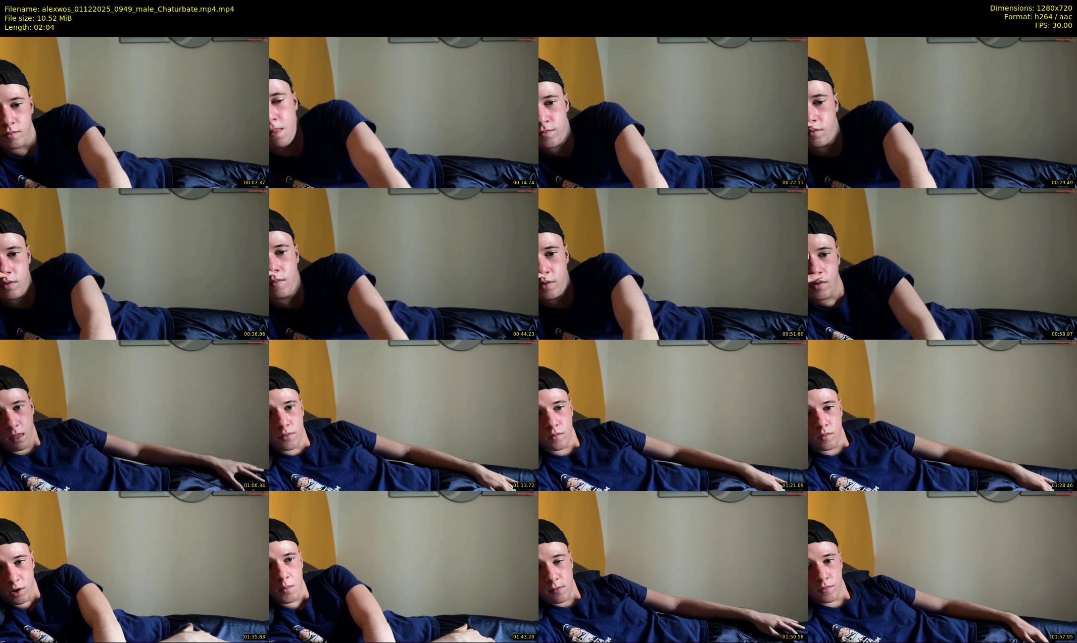 alexwos — 3 minute Chaturbate male cam show recording, 720p, Dec 1, 2025
