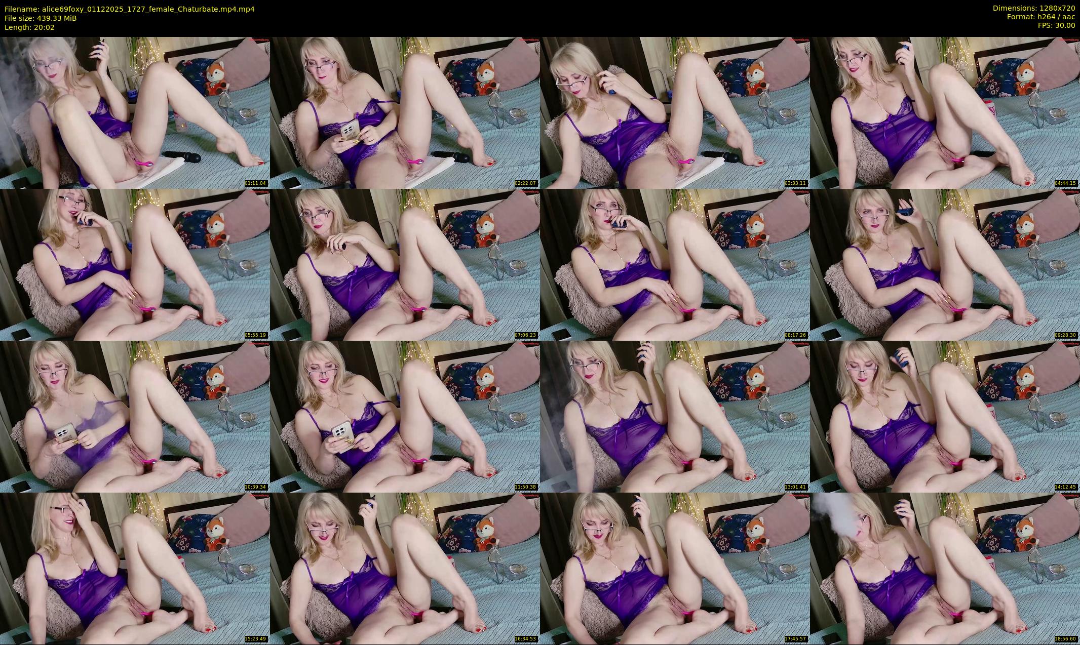 alice69foxy — 21 minute Chaturbate female cam show recording, 720p, Dec 1, 2025