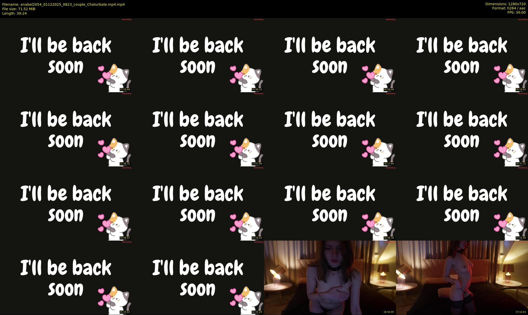anabel2054 — 40 minute Chaturbate female cam show recording, 720p, Dec 1, 2025