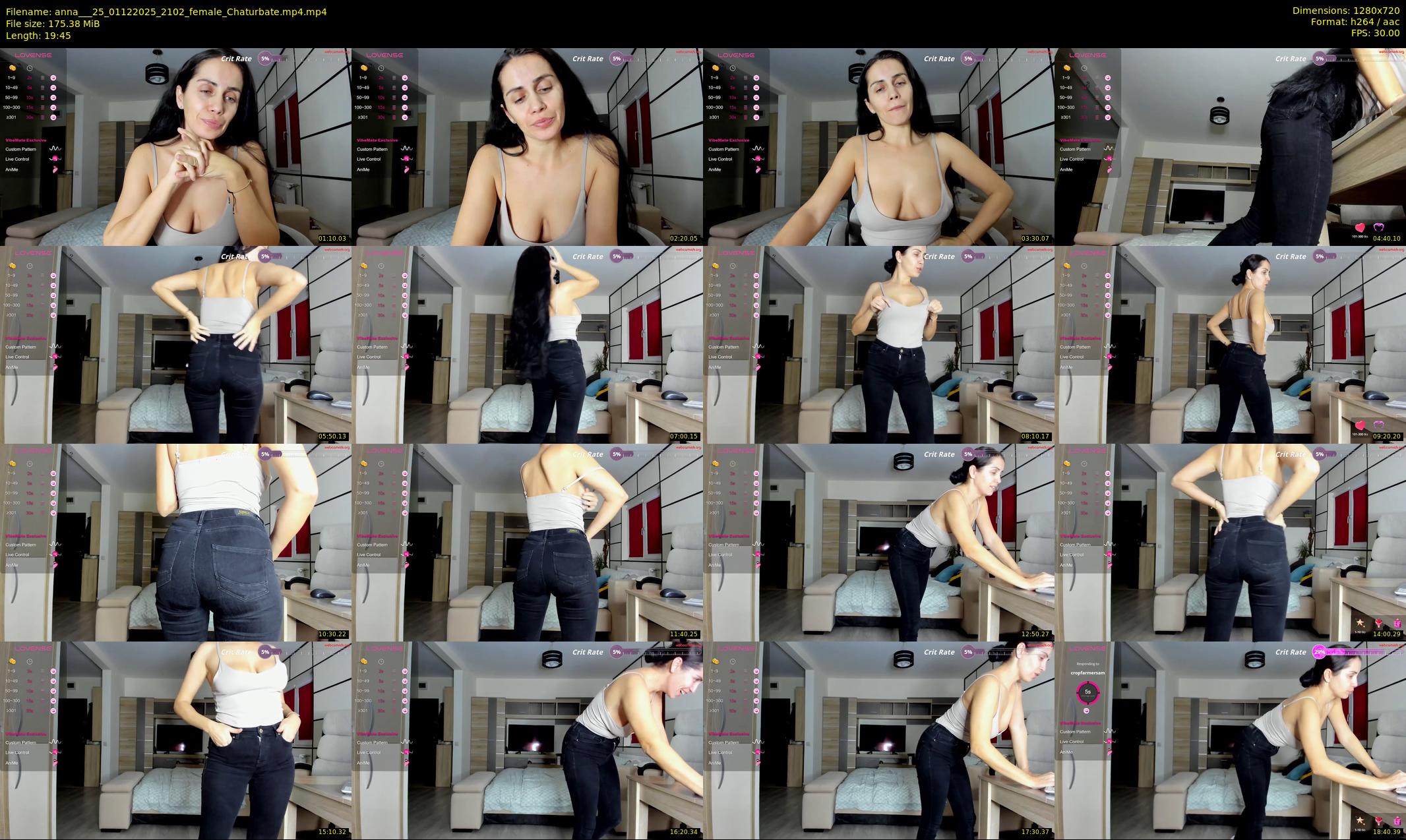 anna___25 — 20 minute Chaturbate female cam show recording, 720p, Dec 1, 2025