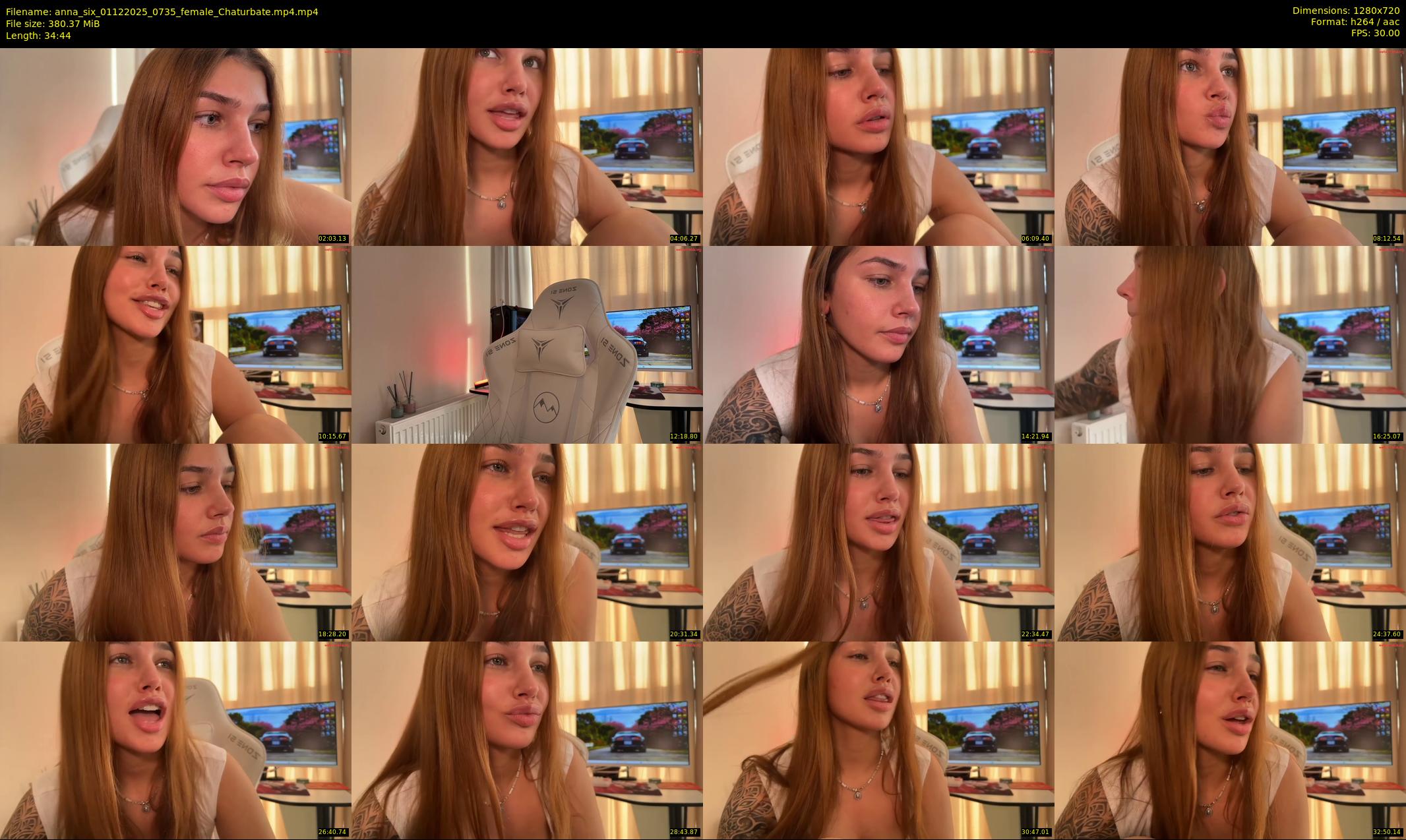 anna_six — 35 minute Chaturbate female cam show recording, 720p, Dec 1, 2025