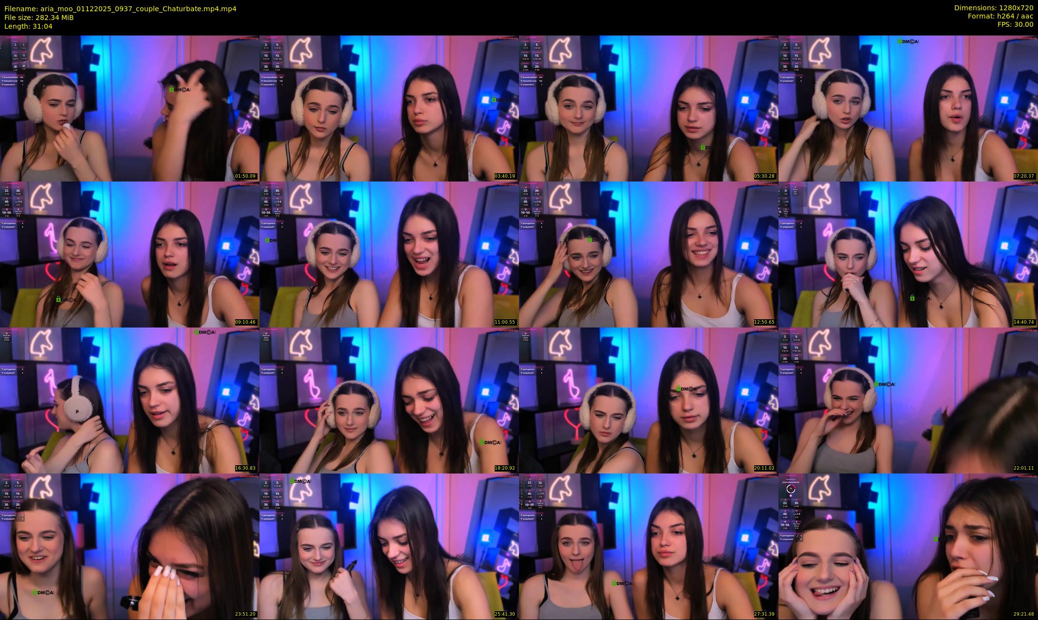 aria_moo — 32 minute Chaturbate couple cam show recording, 720p, Dec 1, 2025