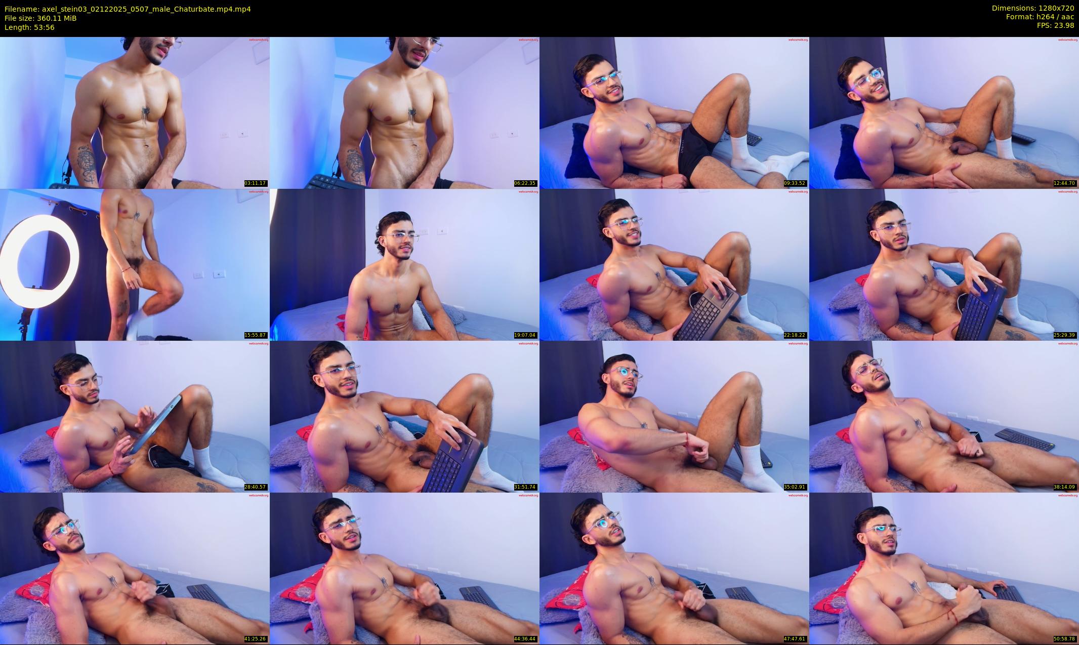 axel_stein03 — 54 minute Chaturbate male cam show recording, 720p, Dec 2, 2025